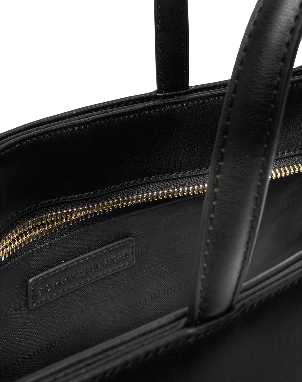 Tommy Hilfiger Th Glam Satchel Aw0Aw18145-Bds Black Γυναικεία αξεσουάρ τσάντες Politikos Shop Πολιτικός