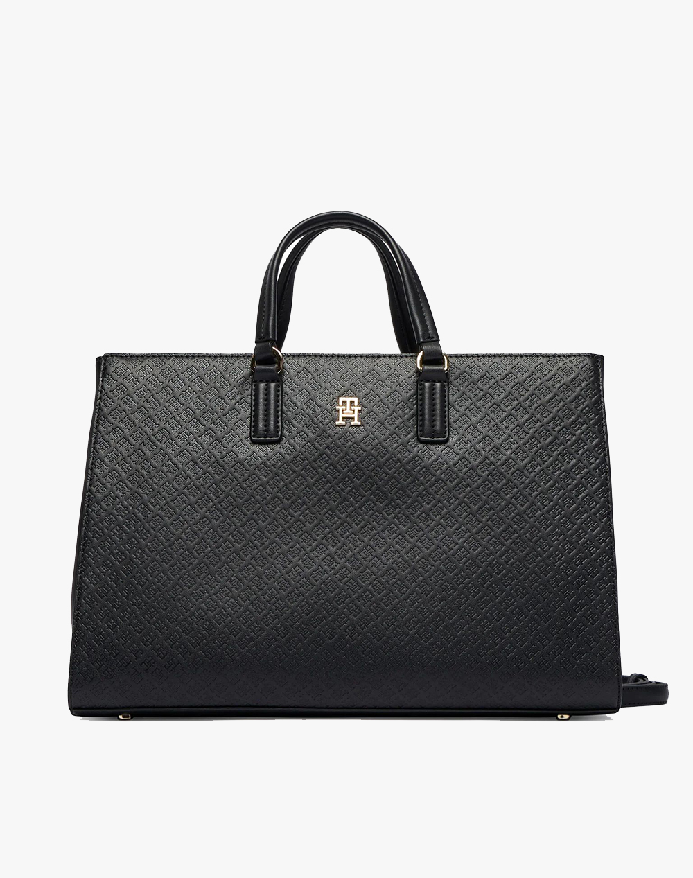 TOMMY HILFIGER TH DAILY SATCHEL MONO AW0AW18418-BDS Black