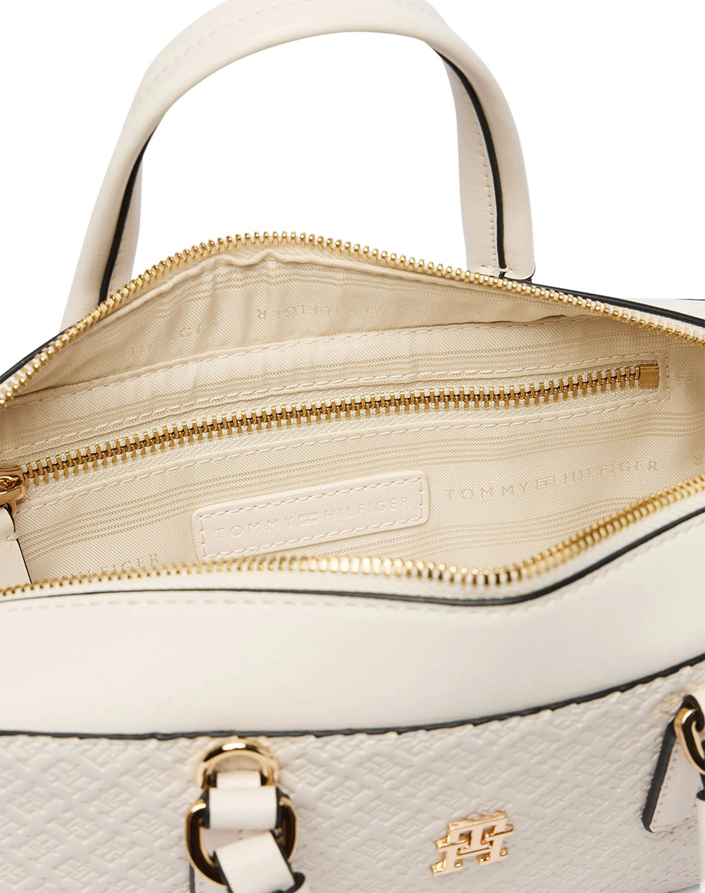 Tommy Hilfiger Th Daily Crossover Mono Aw0Aw18415-Aeo Cream Γυναικεία αξεσουάρ τσάντες Politikos Shop Πολιτικός