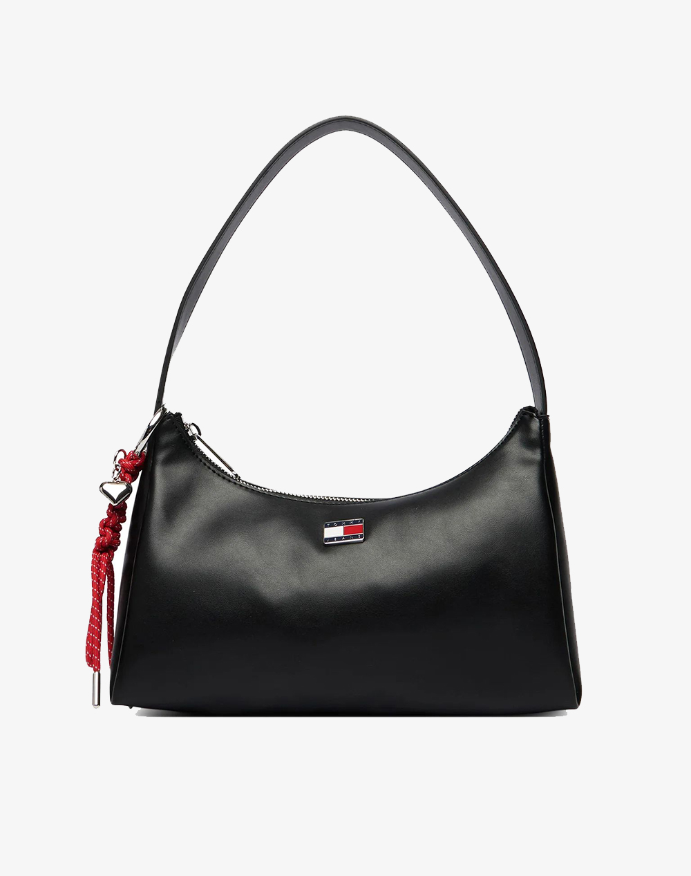 TOMMY HILFIGER TJW CITY CHARM SHOULDER BAG AW0AW18458-BDS Black