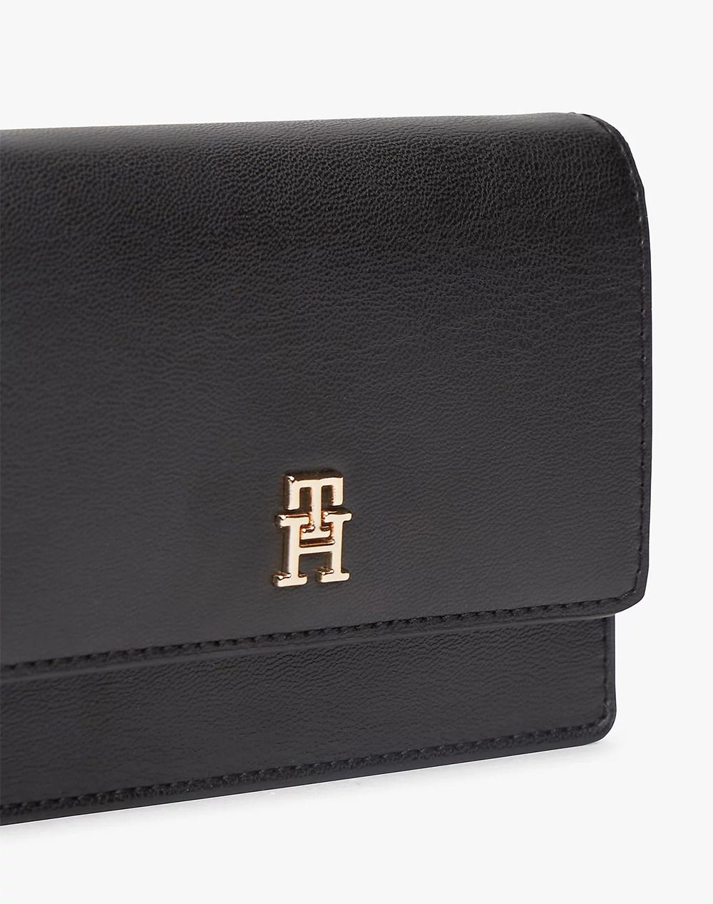 TOMMY HILFIGER TH ICON CARD HOLDER W/CHAIN AW0AW18248-BDS Black φωτογραφία