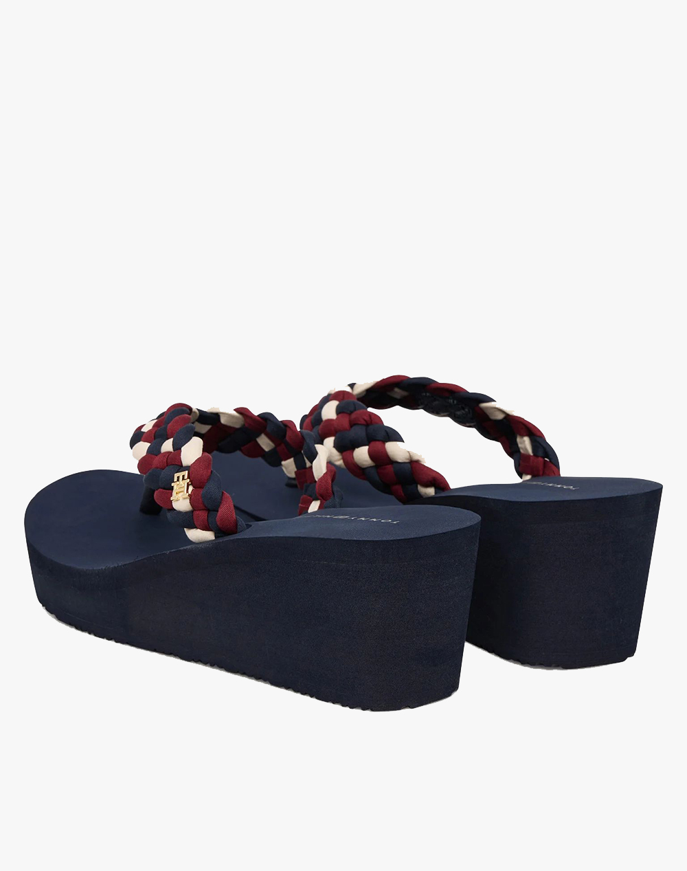 Tommy Hilfiger Th Wedge Braided Summer Sandal Fw0Fw09198-0Gy Navyblue Γυναικεία παπούτσια Σαγιοναρες Politikos Shop Πολιτικός