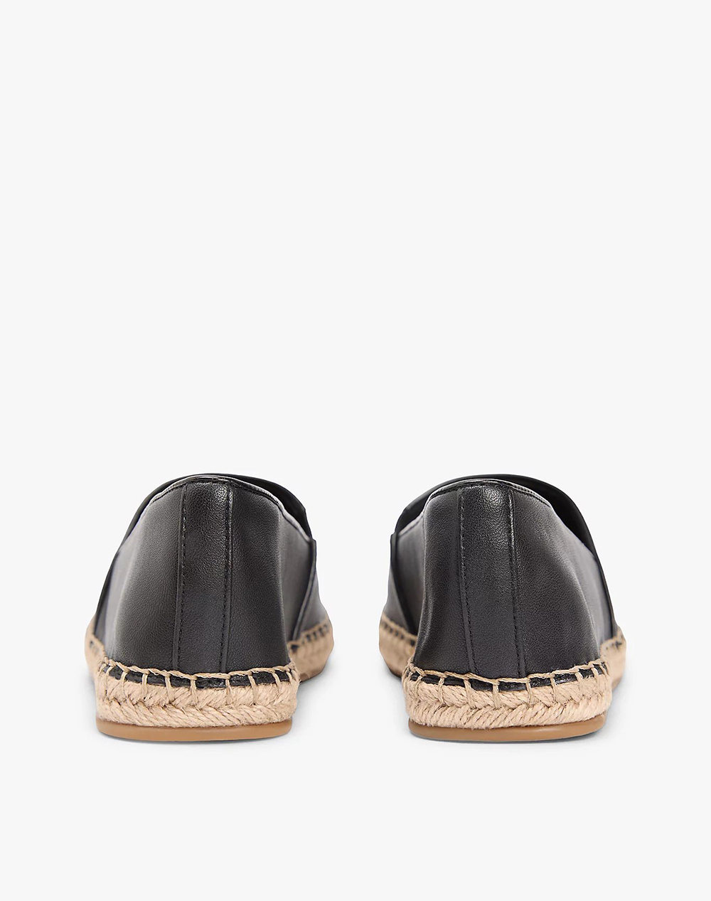 TOMMY HILFIGER TH LOGO LEATHER ESPADRILLE FW0FW09246-BDS Black φωτογραφία