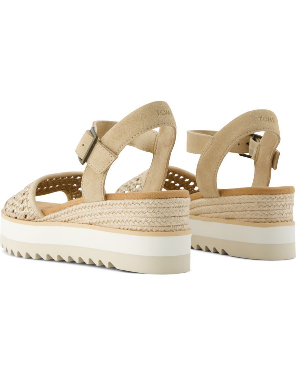 Toms Cha Met Lthr Basket Wm Diana Sand 10021959-Gold Biege Γυναικεία παπούτσια Εσπαντριγιες Σανδαλια Politikos Shop Πολιτικός