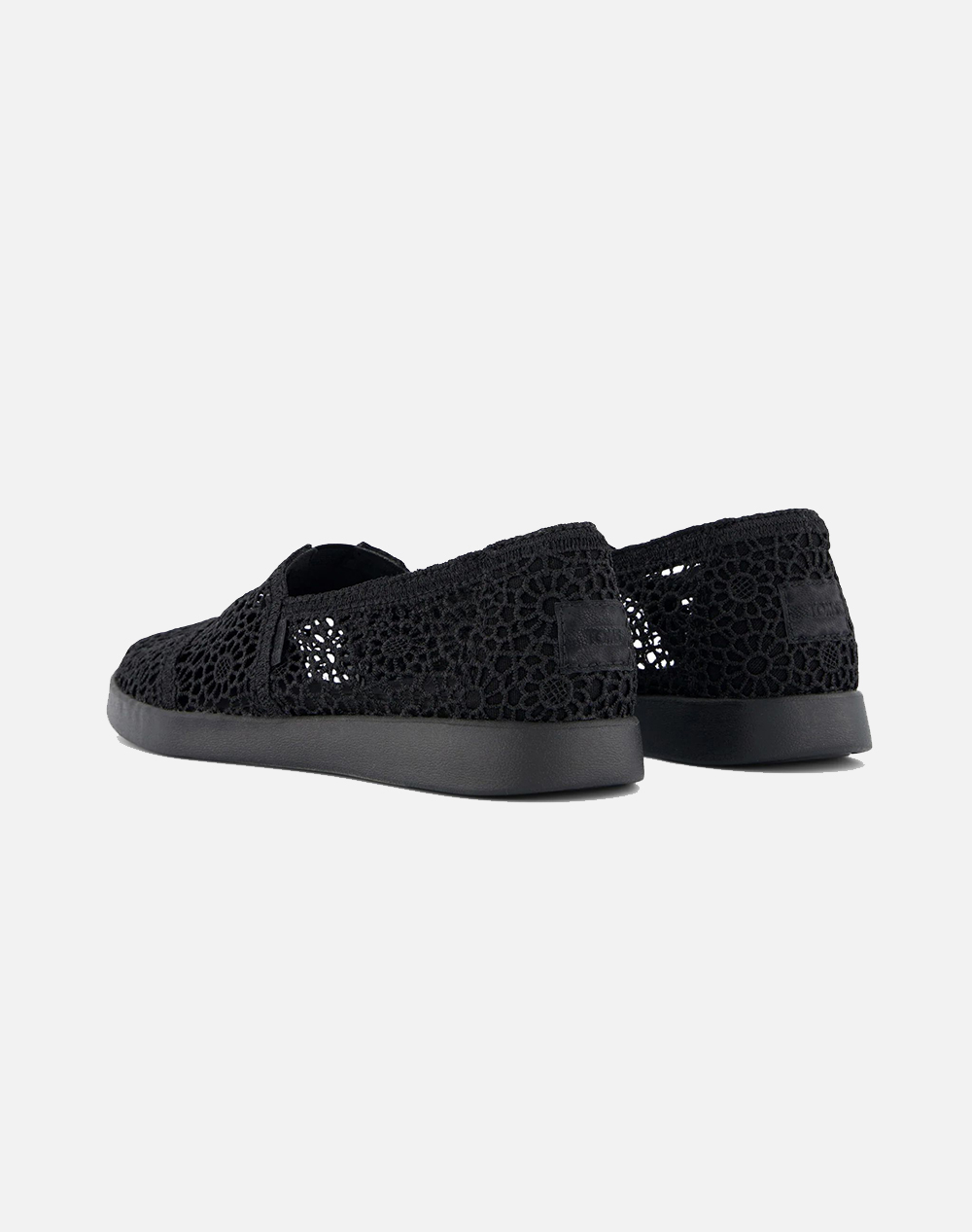 Toms Blk Moroccan Crcht Wm Alplus Esp 10021549-Black Black Γυναικεία παπούτσια Εσπαντριγιες Σανδαλια Politikos Shop Πολιτικός
