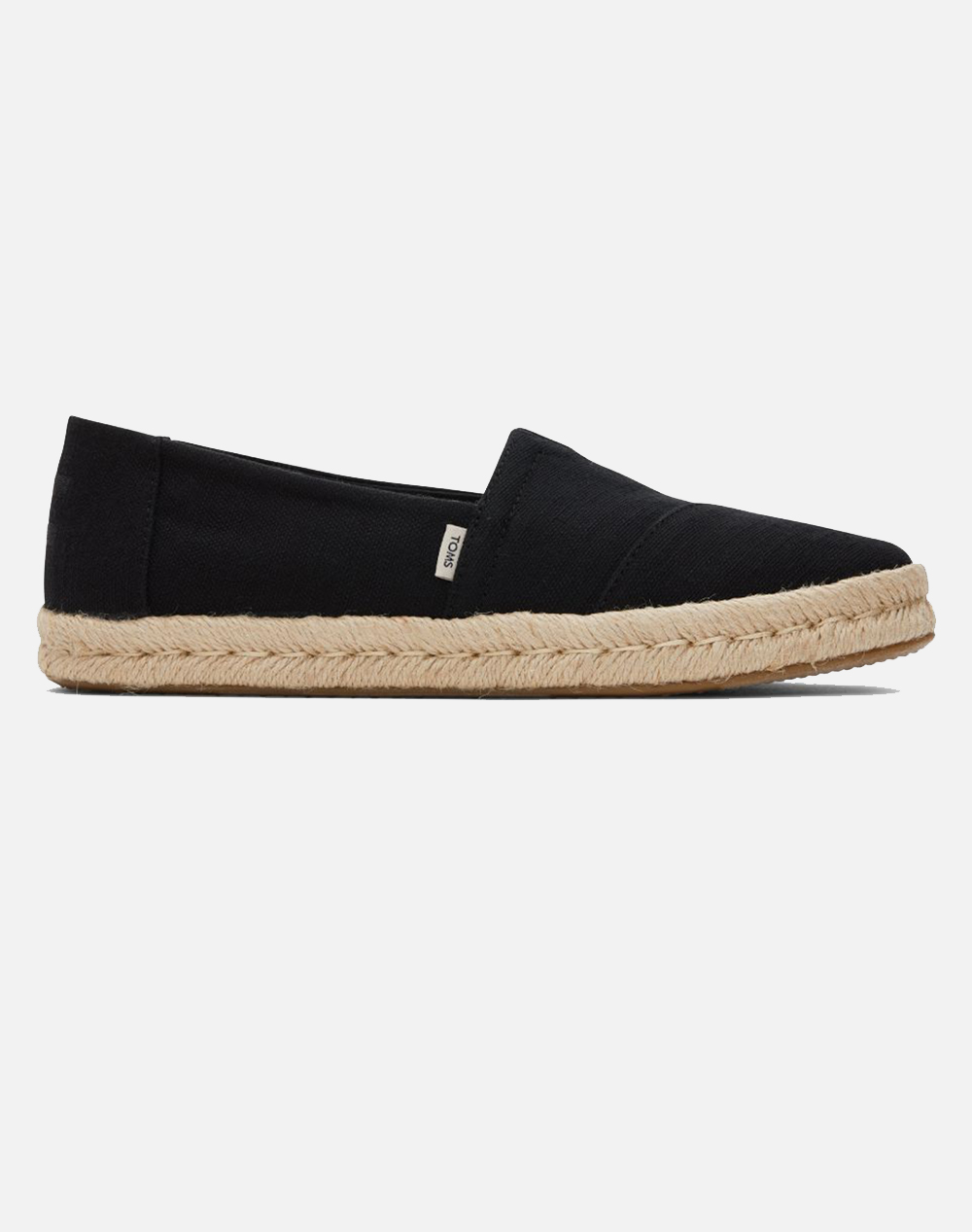 TOMS BLK REC SLUBBY WM ALROPE ESP 10020687-BLACK Black