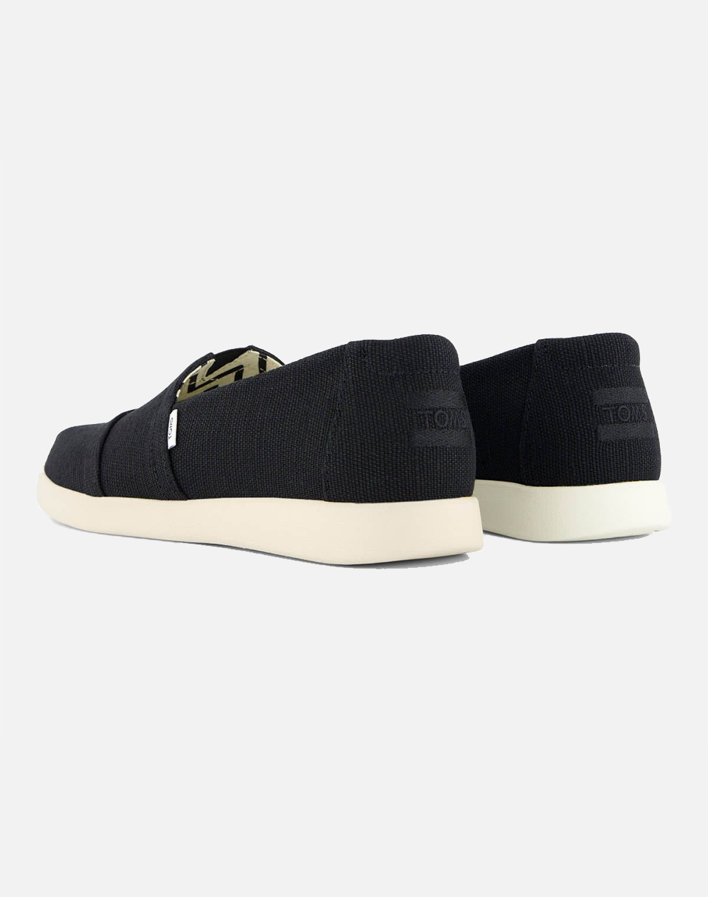 Toms Blk Hrtg Canvas Wm Alplus Esp 10021574-Blk Wht Black Γυναικεία παπούτσια Εσπαντριγιες Σανδαλια Politikos Shop Πολιτικός