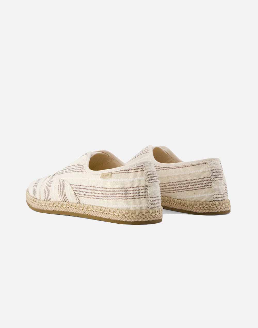 Toms Nat Met Strp Wm Palmera Plus Esp 10023052-Natural Biege Γυναικεία παπούτσια Εσπαντριγιες Σανδαλια Politikos Shop Πολιτικός