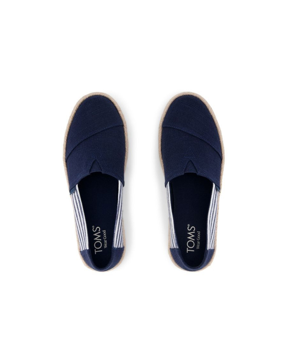 Toms Nvy Hrtg Cvs Strp Wm Alrope Esp 10023243-Navy Navyblue Γυναικεία παπούτσια Εσπαντριγιες Σανδαλια Politikos Shop Πολιτικός