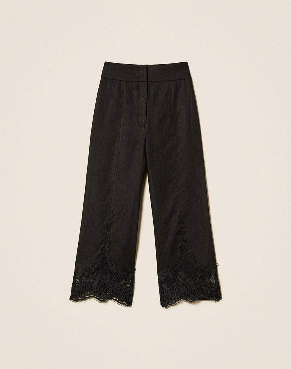 Twinset Παντελόνι 261Tt2184-00006 Black Γυναικεία ρούχα παντελόνια Υφασματινα Politikos Shop Πολιτικός