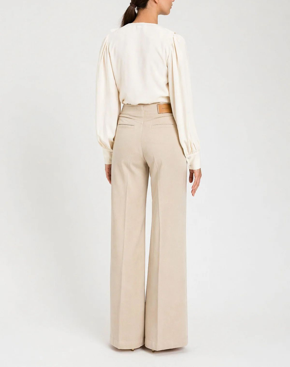 TWINSET ΠΑΝΤΕΛΟΝΙ ΤΖΗΝ 261TP211A-07222 Biege