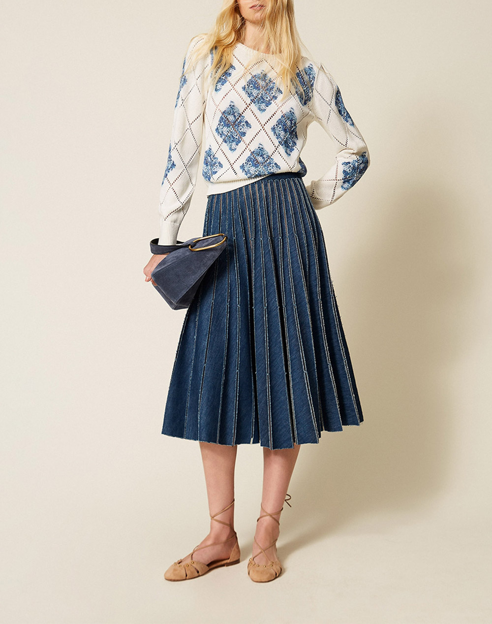 TWINSET ΦΟΥΣΤΑ 261TP2350-01611 DenimBlue