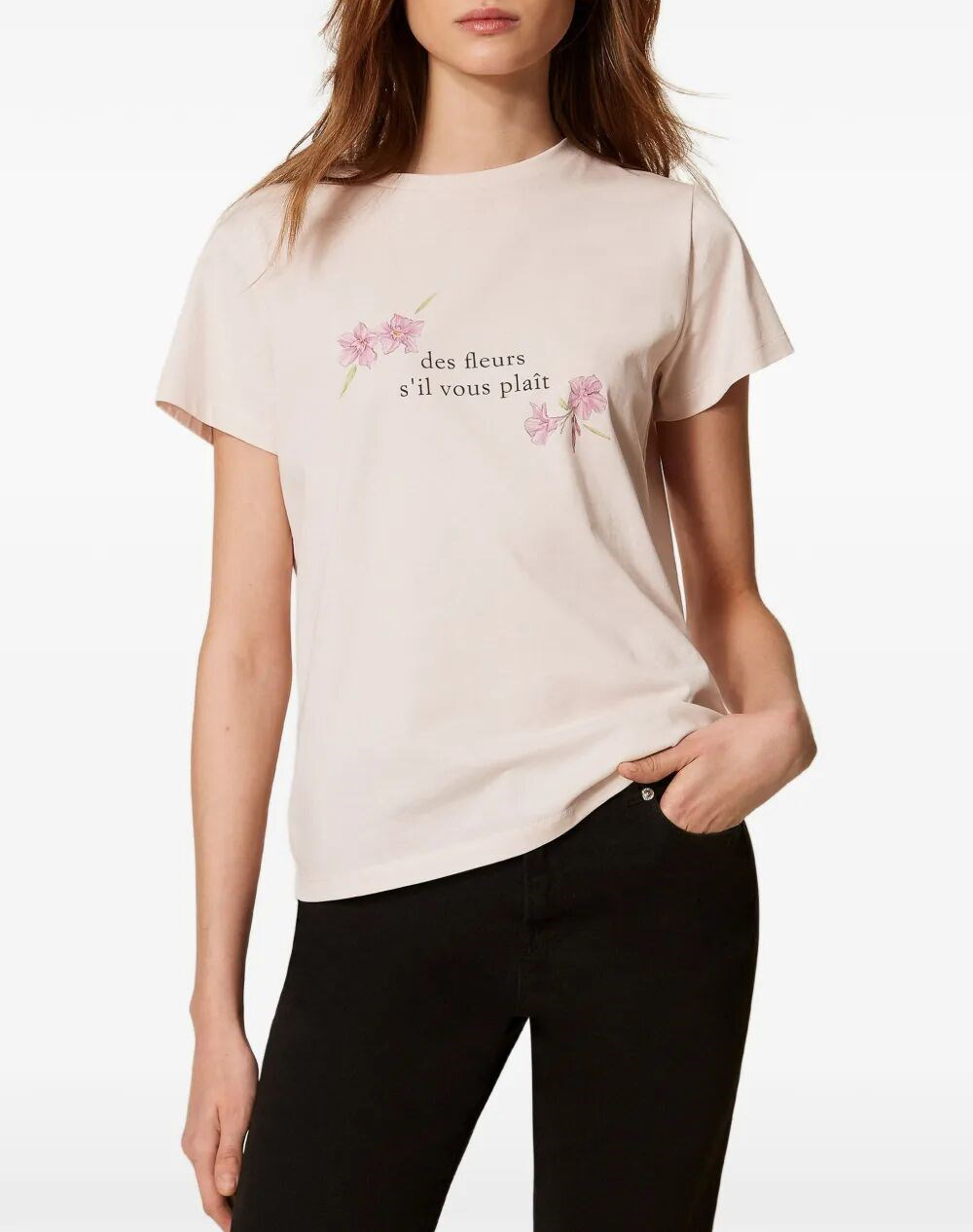 TWINSET ΜΠΛΟΥΖΑ 261TP2341-00570 LightPink