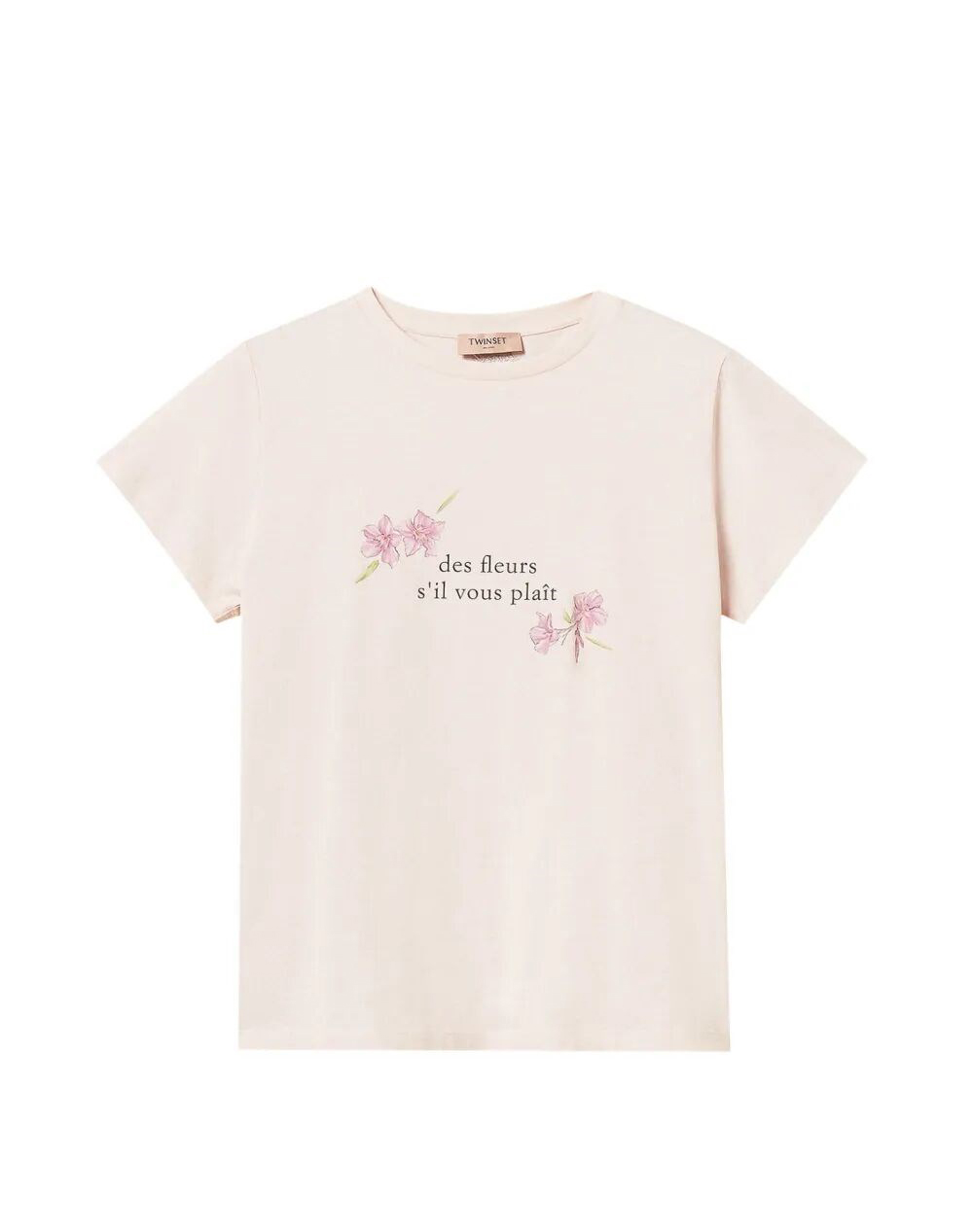 Twinset Μπλούζα 261Tp2341-00570 Lightpink Γυναικεία ρούχα μπλούζες Τ-Shirt Politikos Shop Πολιτικός