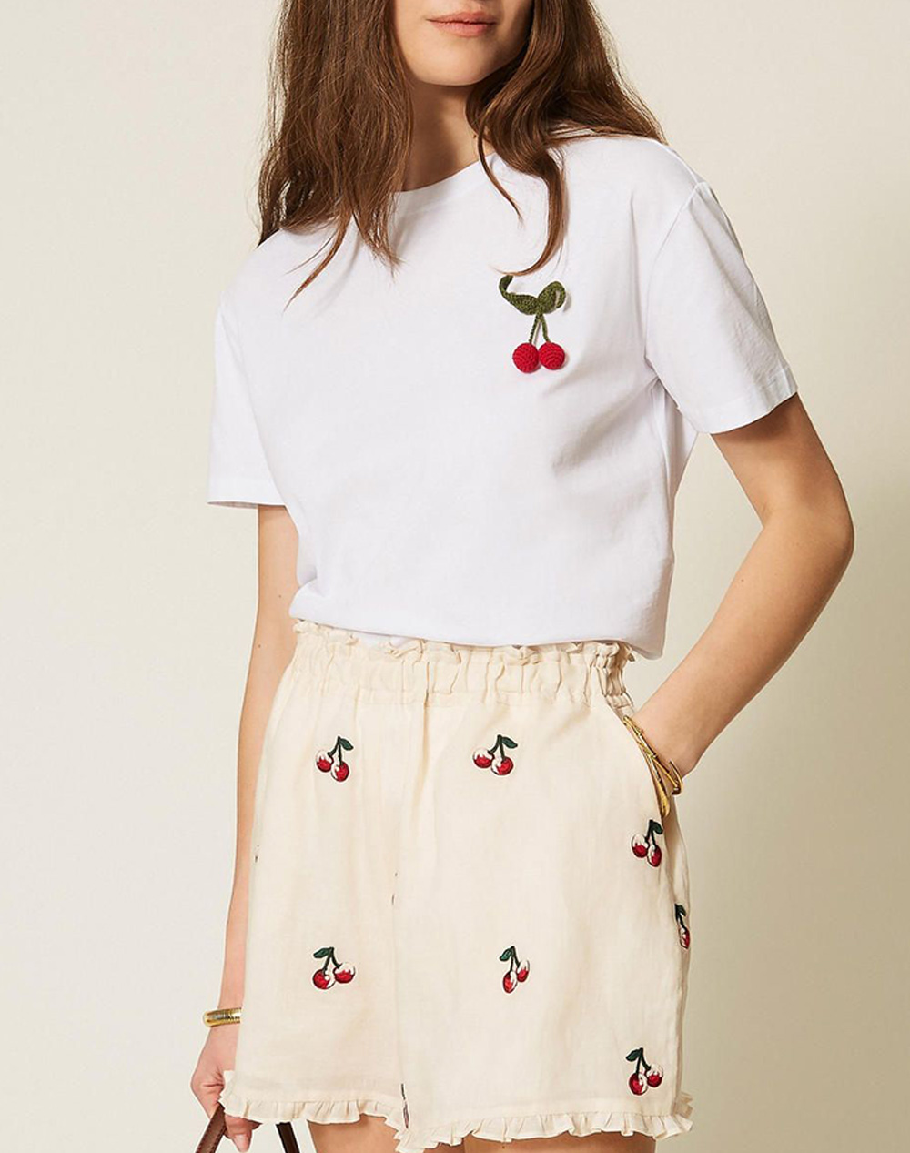 TWINSET ΜΠΛΟΥΖΑ 261TT2271-00001 White