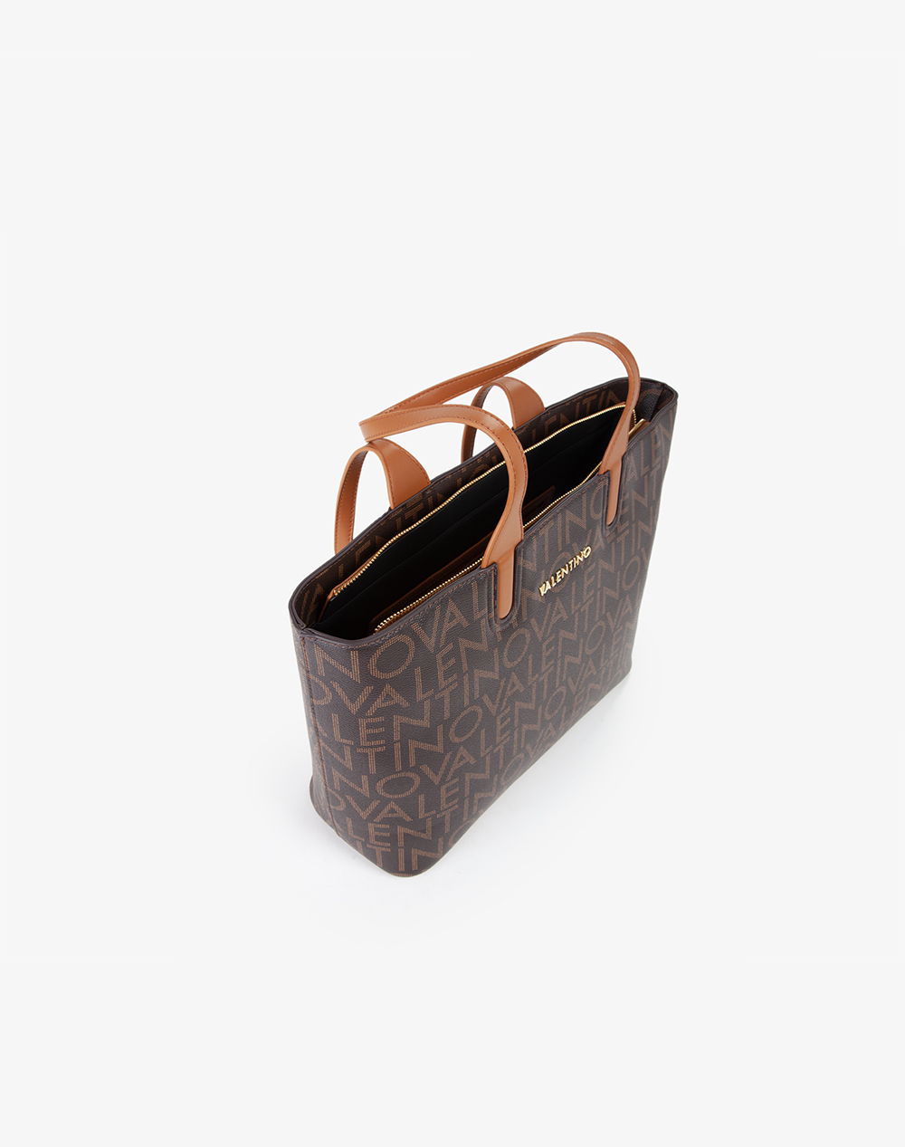 Valentino Τσάντα 73Lvbs9Is01 Reg-N06 Darkbrown Γυναικεία αξεσουάρ τσάντες Politikos Shop Πολιτικός