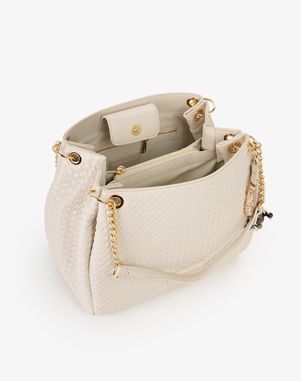 Valentino Τσάντα 74Lvbs9Uc02 Gea-991 Ecru Γυναικεία αξεσουάρ τσάντες Politikos Shop Πολιτικός