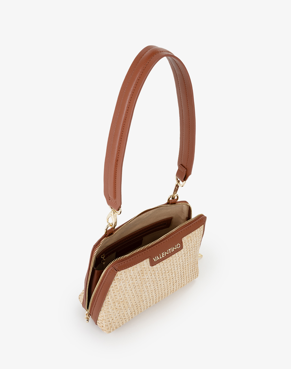 Valentino Τσάντα 74Lvbs9R942 Dem-F29 Biege Γυναικεία αξεσουάρ τσάντες Politikos Shop Πολιτικός