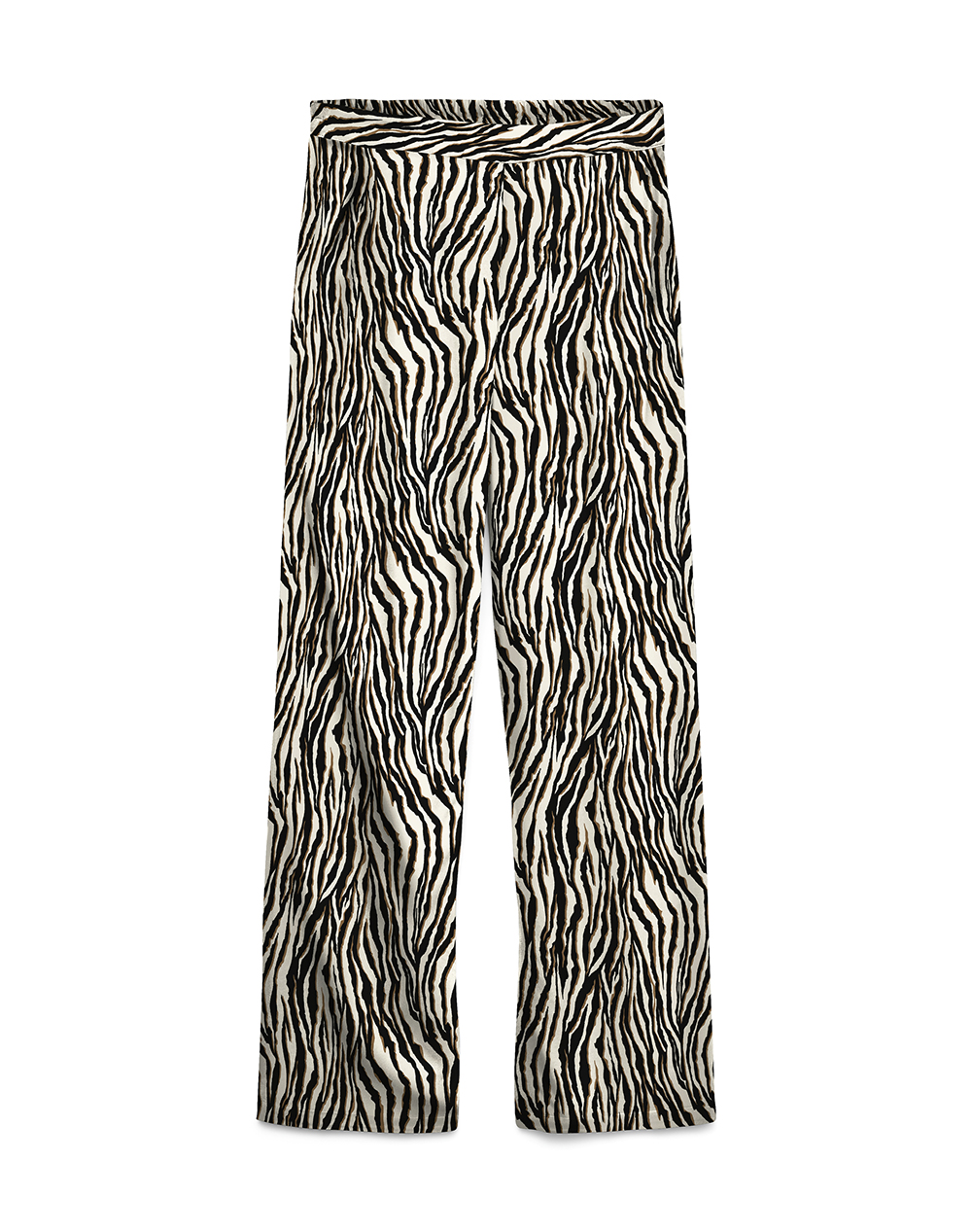VERO MODA VMEASY JOY HW WIDE PANTS WVN GA 10297357-OatmealDolly Multi