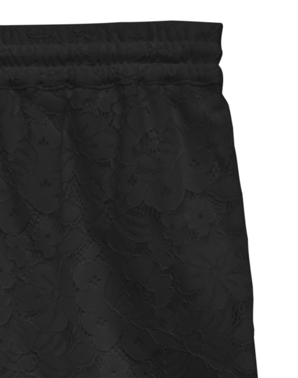 Vero Moda Vmhoney Lace Shorts Wvn Ga 10190155-Blackflower Black Γυναικεία ρούχα Σορτς Βερμουδες Politikos Shop Πολιτικός