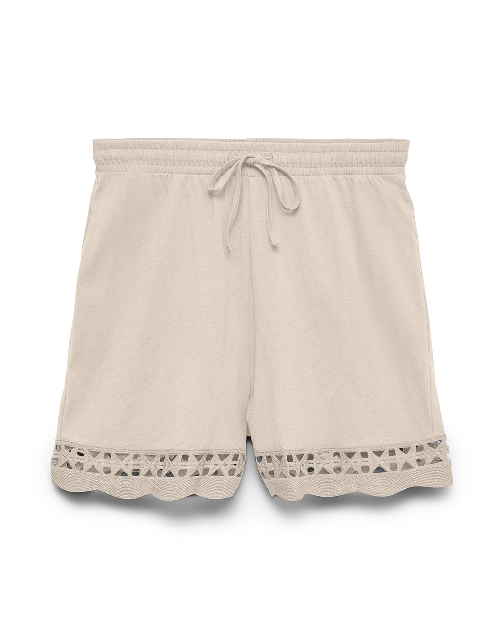 VERO MODA VMGABBY HW SHORTS JRS GA 10339861-Birch Biege