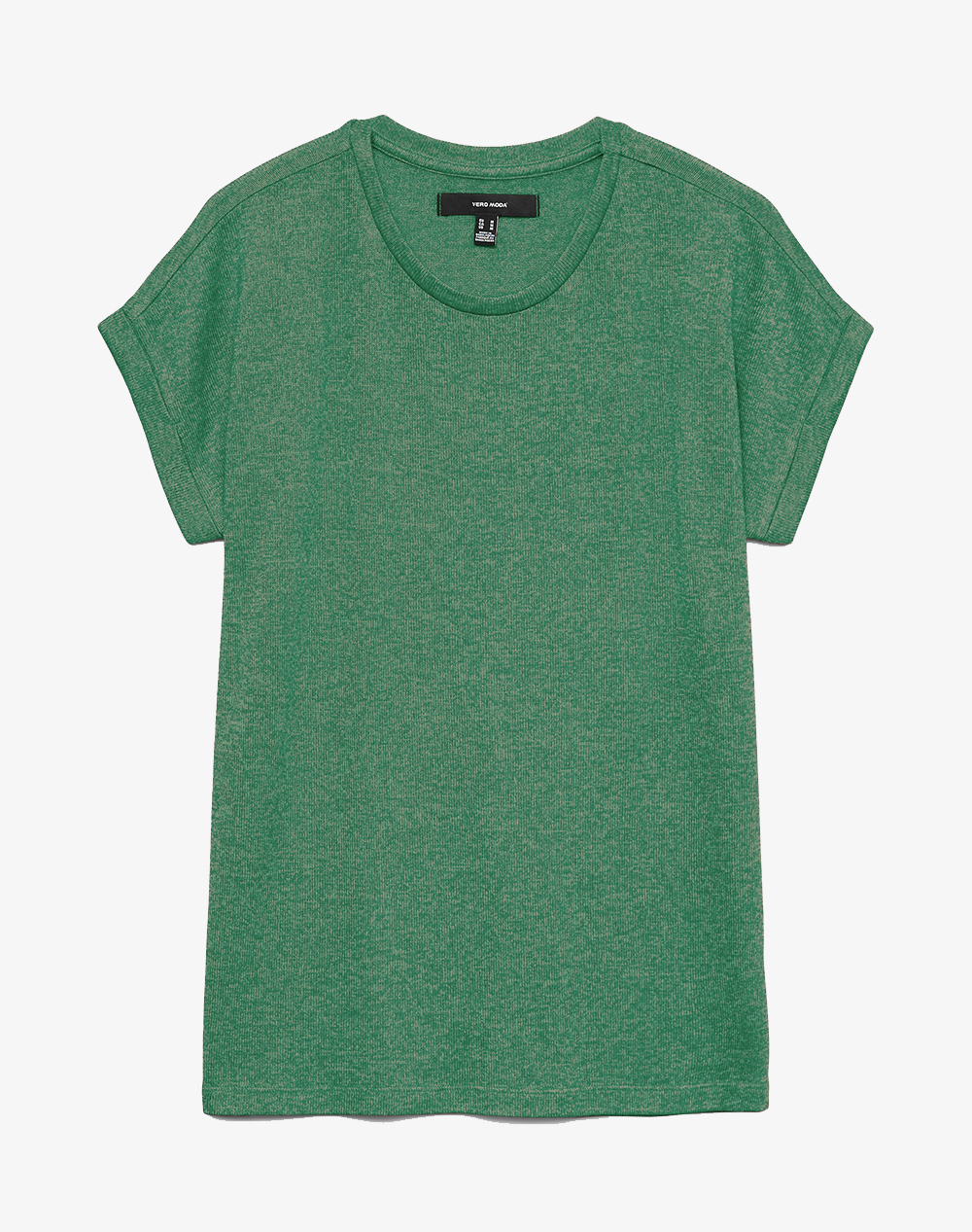 VERO MODA VMBRIANNA SS O-NECK PULLOVER BOO REP 10291353-BosphorusWMISTELTOEMELANGE GreenSnake