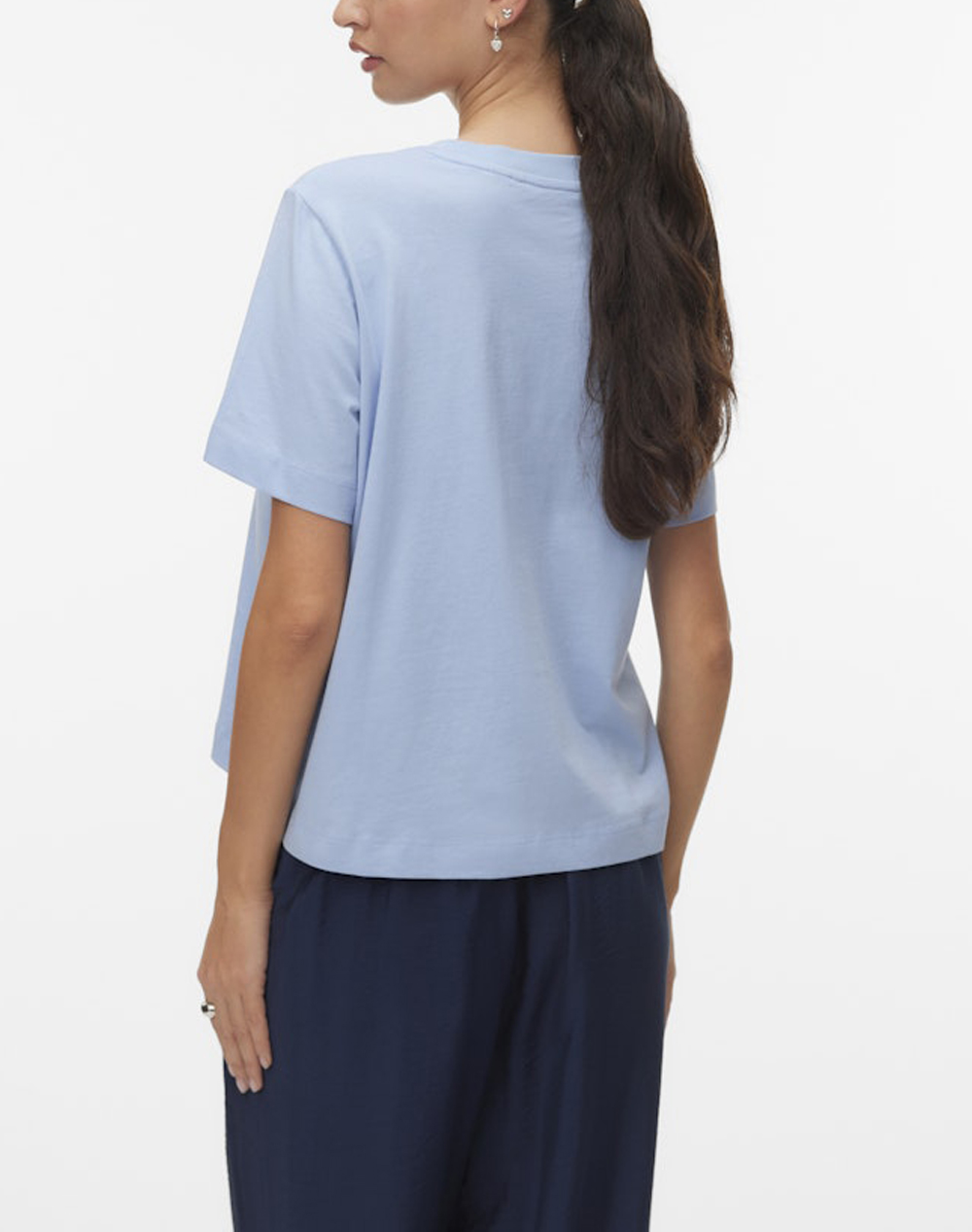 VERO MODA VERO MODA VMSOPHIE METTE SS TOP BOX JRS GA 10341351-Brunnera BlueBEMINE LightBlue - 2