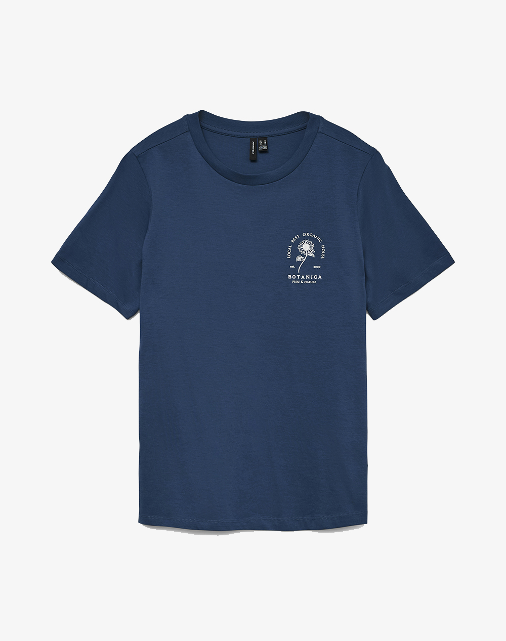 VERO MODA VMULLA PAULINA SS TOP BOX JRS 10338420-Dark DenimLOCALORGANIC DarkBlue