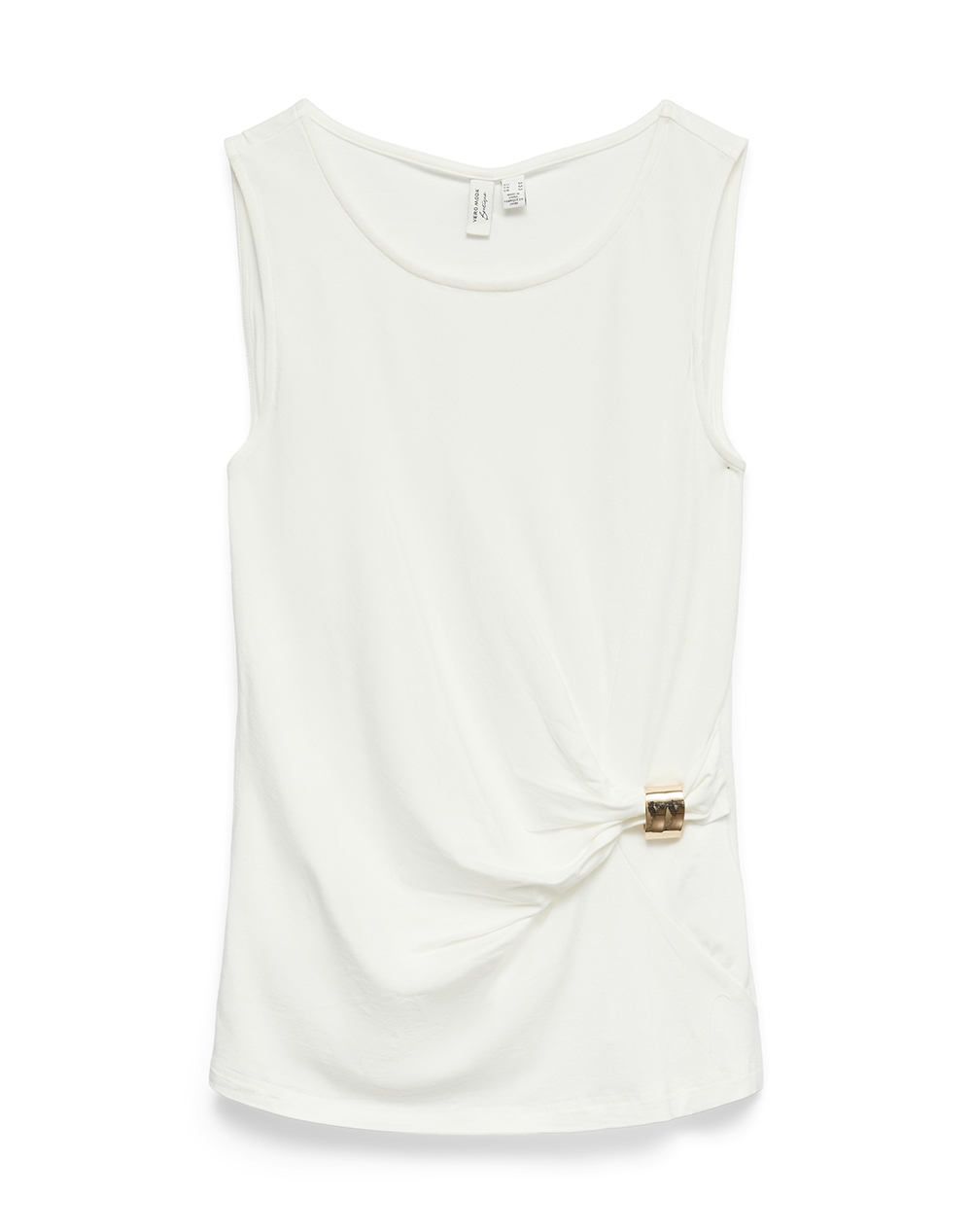 VERO MODA VMKELENA S/L O-NECK TOP JRS BTQ 10346151-Snow White White