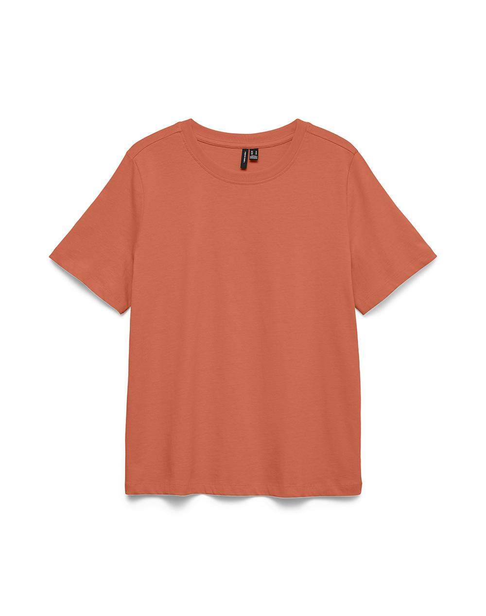 Vero Moda Γυναικείο T-Shirt Κοντομάνικο Πορτοκαλί Οργανικό Βαμβάκι