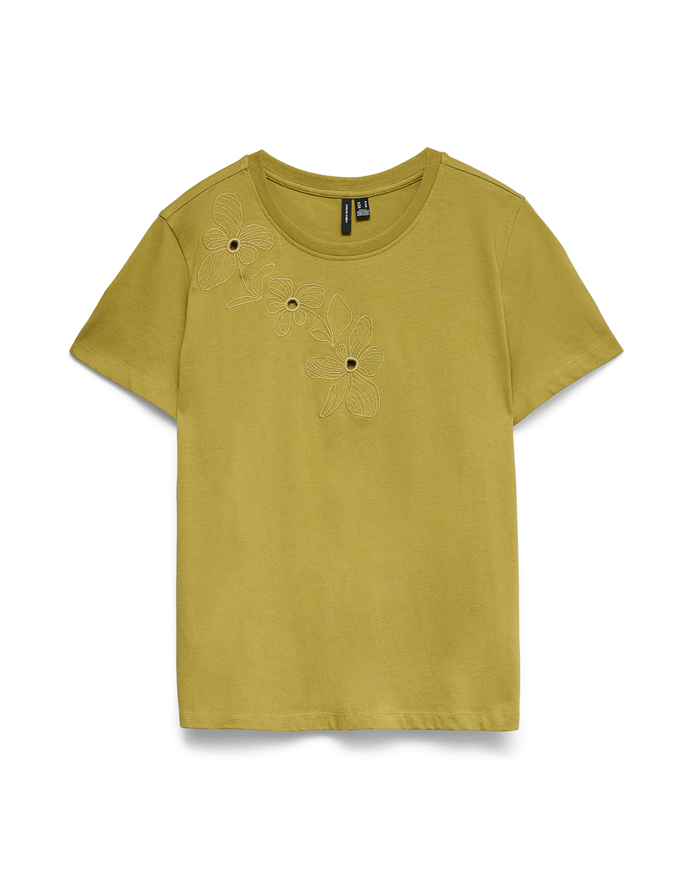 Vero Moda Γυναικείο T-Shirt Κοντομάνικο Πολύχρωμο Οργανικό Βαμβάκι