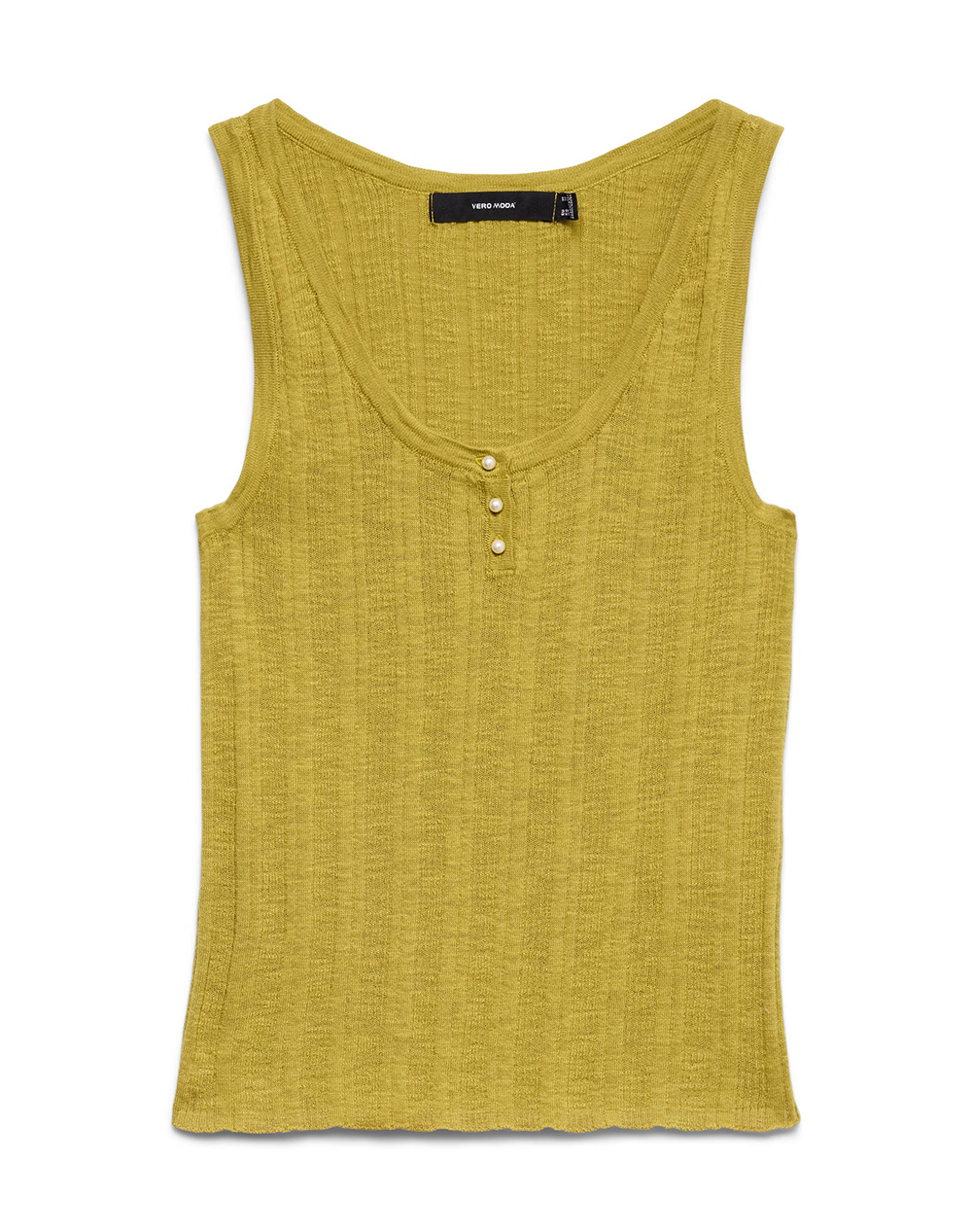 VERO MODA VMPEACH SL U-NECK TOP 10343671-WILLOW Mixed