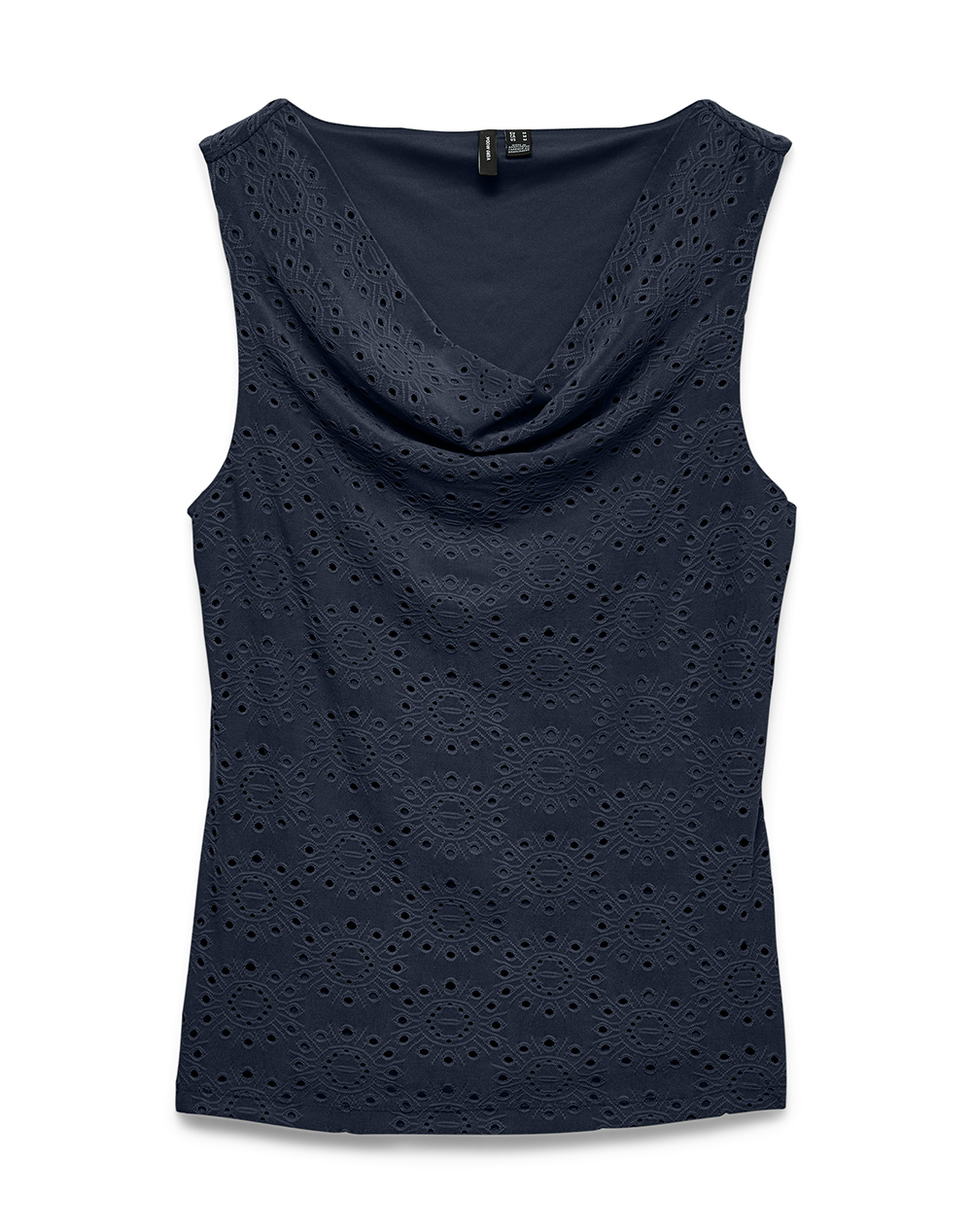 VERO MODA VMTASSA LIV SL WATERFALL TOP JRS 10344366-Navy Blazer DarkBlue