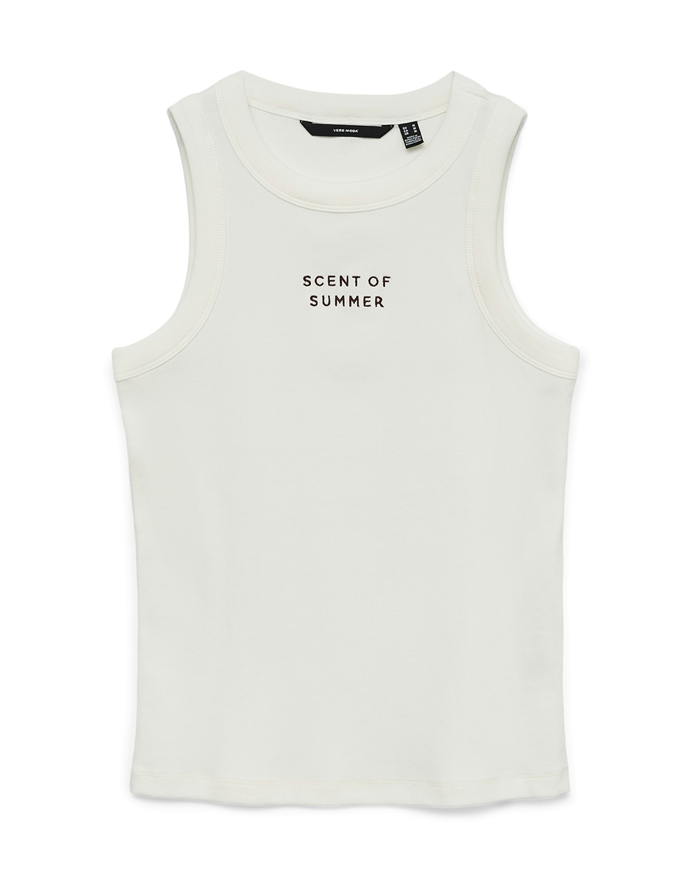 VERO MODA VMNIRA CAISA SL TANK TOP BOX JRS 10341982-Snow WhiteTEXT White