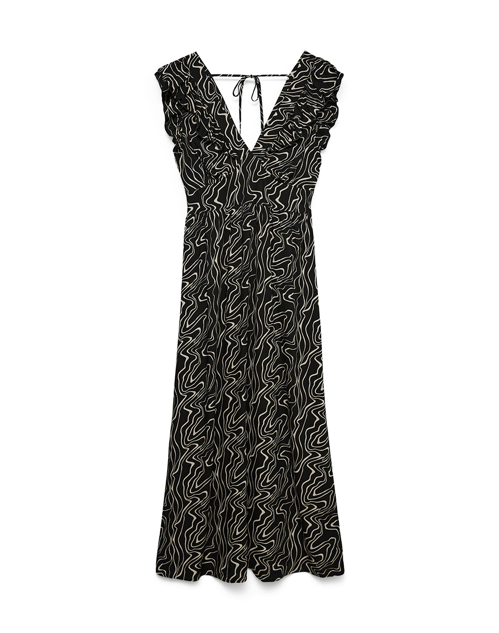 VERO MODA VMEASY JOY S/L DETAIL ANKLE DRESS WVN 10345505-BlackDana Mixed