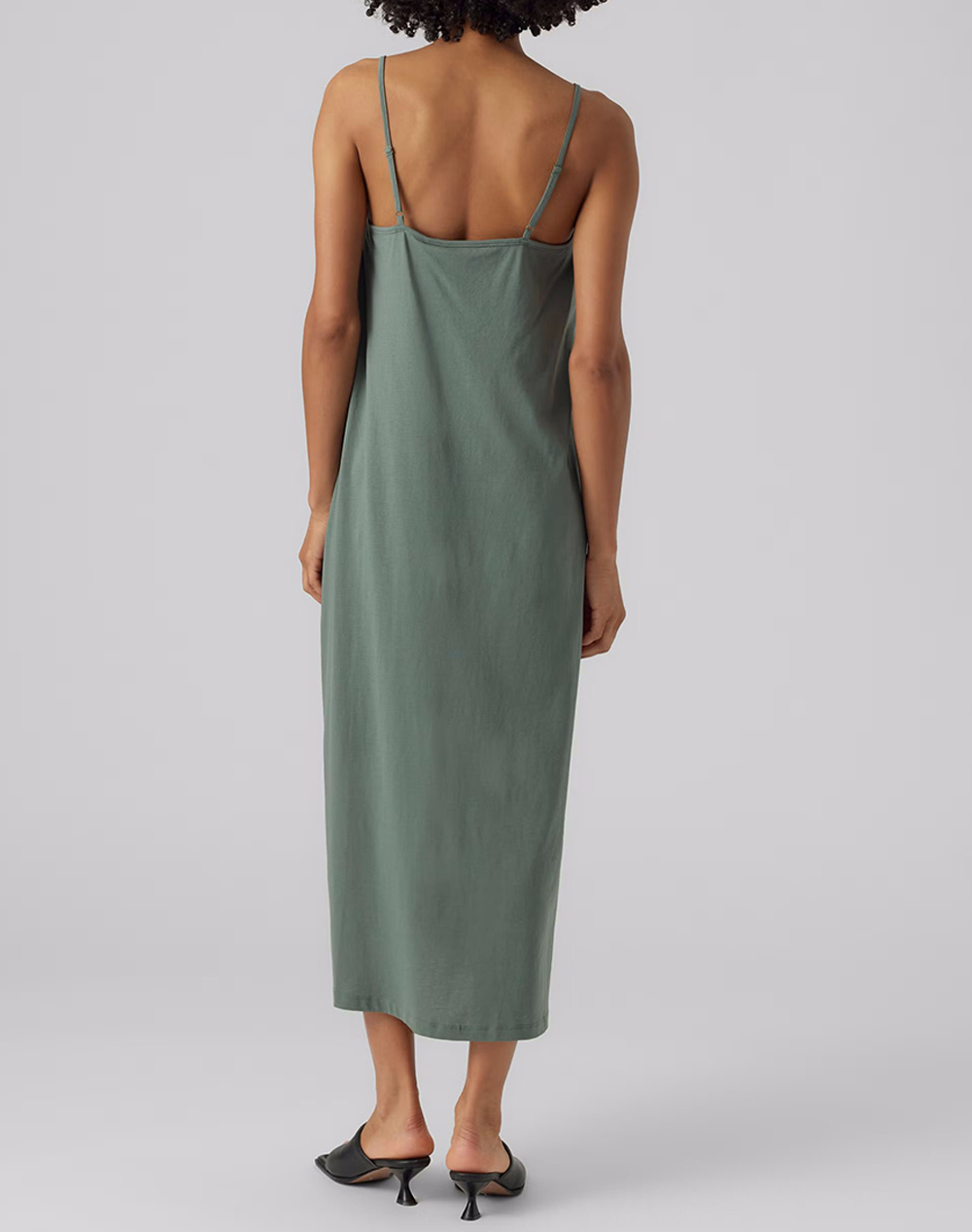 VERO MODA VMLUNA SINGLET ANKLE DRESS NOOS 10286077-Laurel Wreath DarkGreen