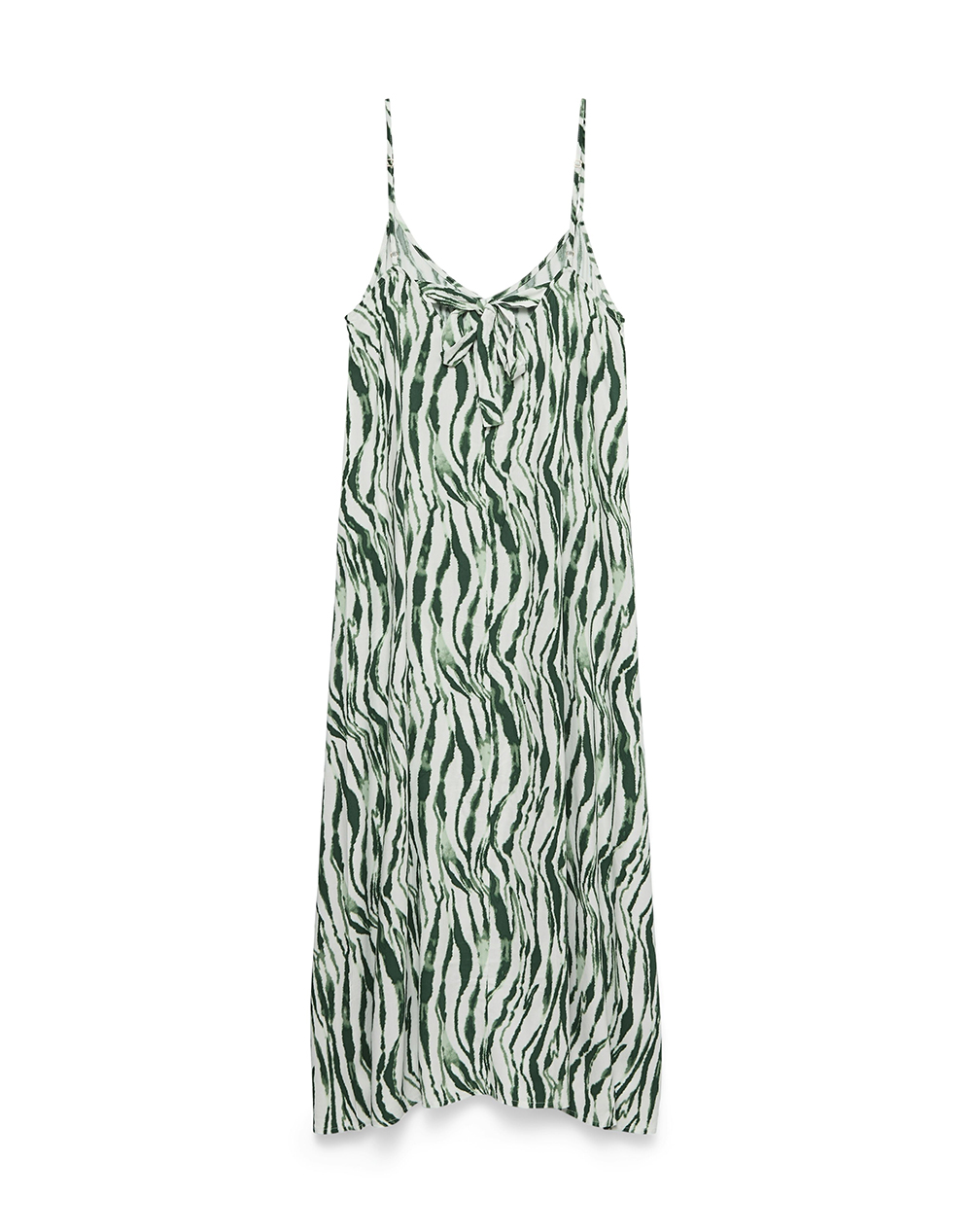 VERO MODA VERO MODA VMCHERIE S/L 7/8 DRESS WVN BTQ 10346088-Cloud DancerKEBRA Mixed - 2