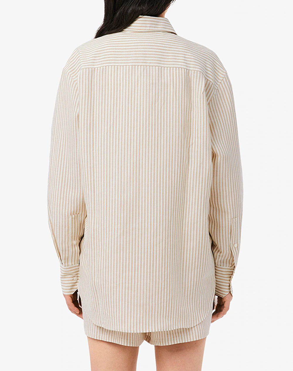 LACOSTE ΠΟΥΚΑΜΙΣΟ ΜΜ SHIRT LS 3CF1429-8GI SandyBrown