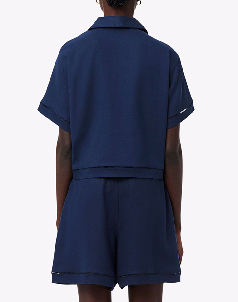 LACOSTE LACOSTE ΥΠΟΚΑΜΙΣΟ ΚΜ SHIRT SS 3CF0061-166 DarkBlue - 2