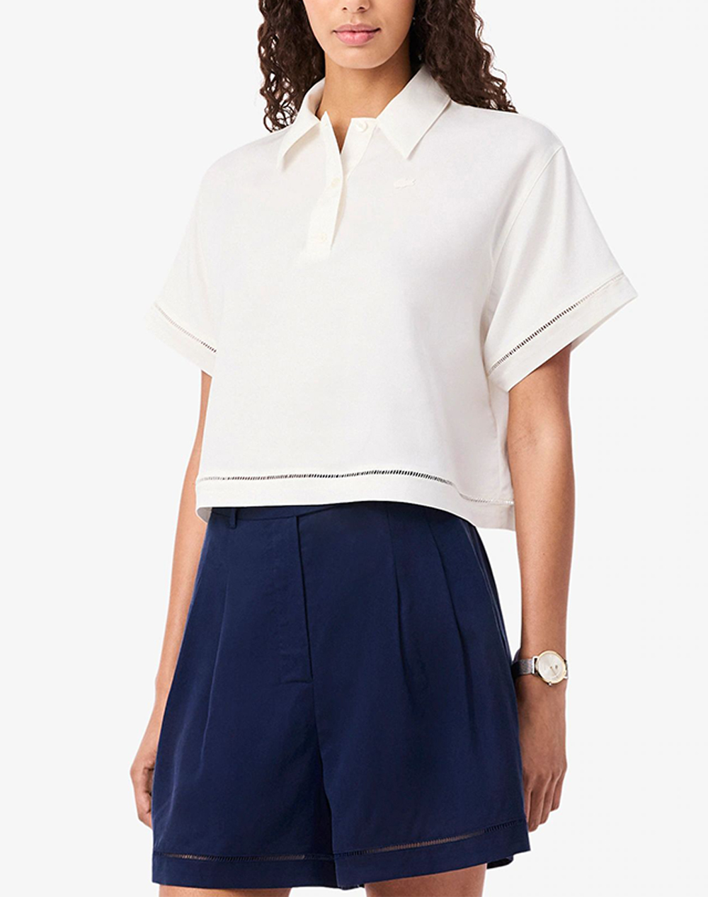LACOSTE ΥΠΟΚΑΜΙΣΟ ΚΜ SHIRT SS 3CF0061-70V OffWhite