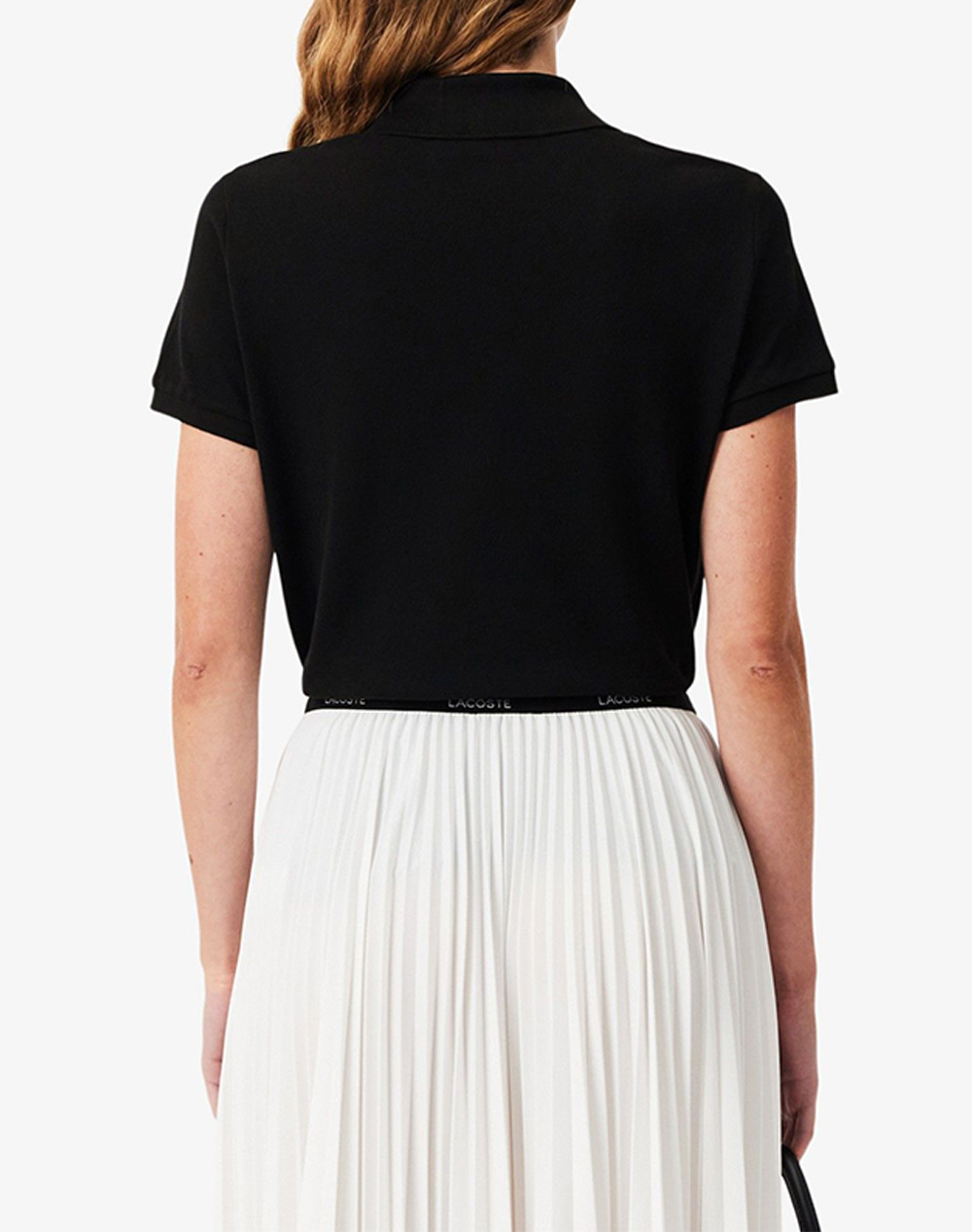 LACOSTE ΜΠΛΟΥΖΑ ΚΜ SHORT SLEEVED RIBBED COLLAR SHIRT 3PF7839-031 Black φωτογραφία