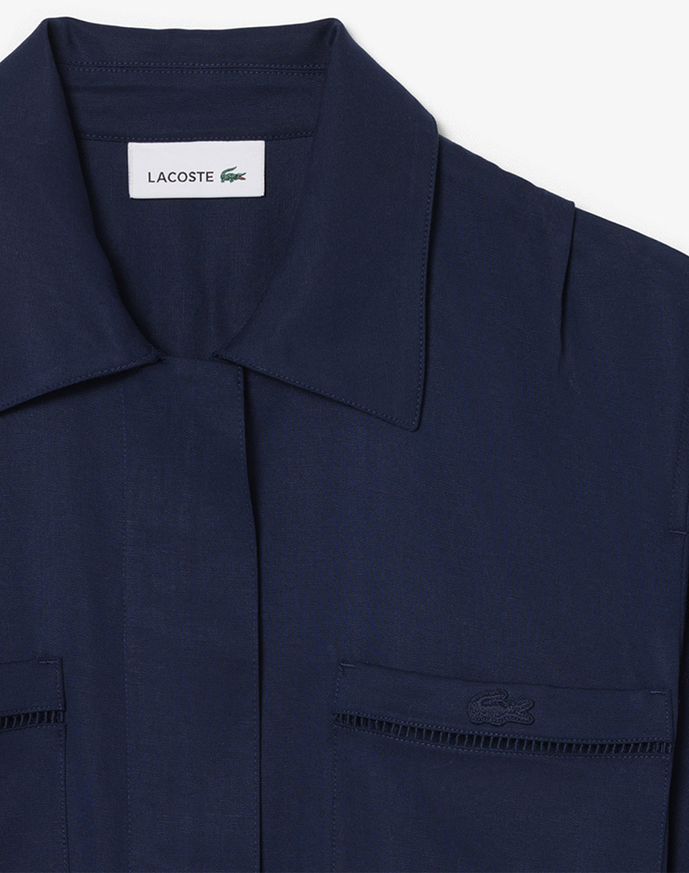 Lacoste Φόρεμα Κμ Dress Ss 3Ef0201-166 Navyblue Γυναικεία ρούχα φορέματα Politikos Shop Πολιτικός