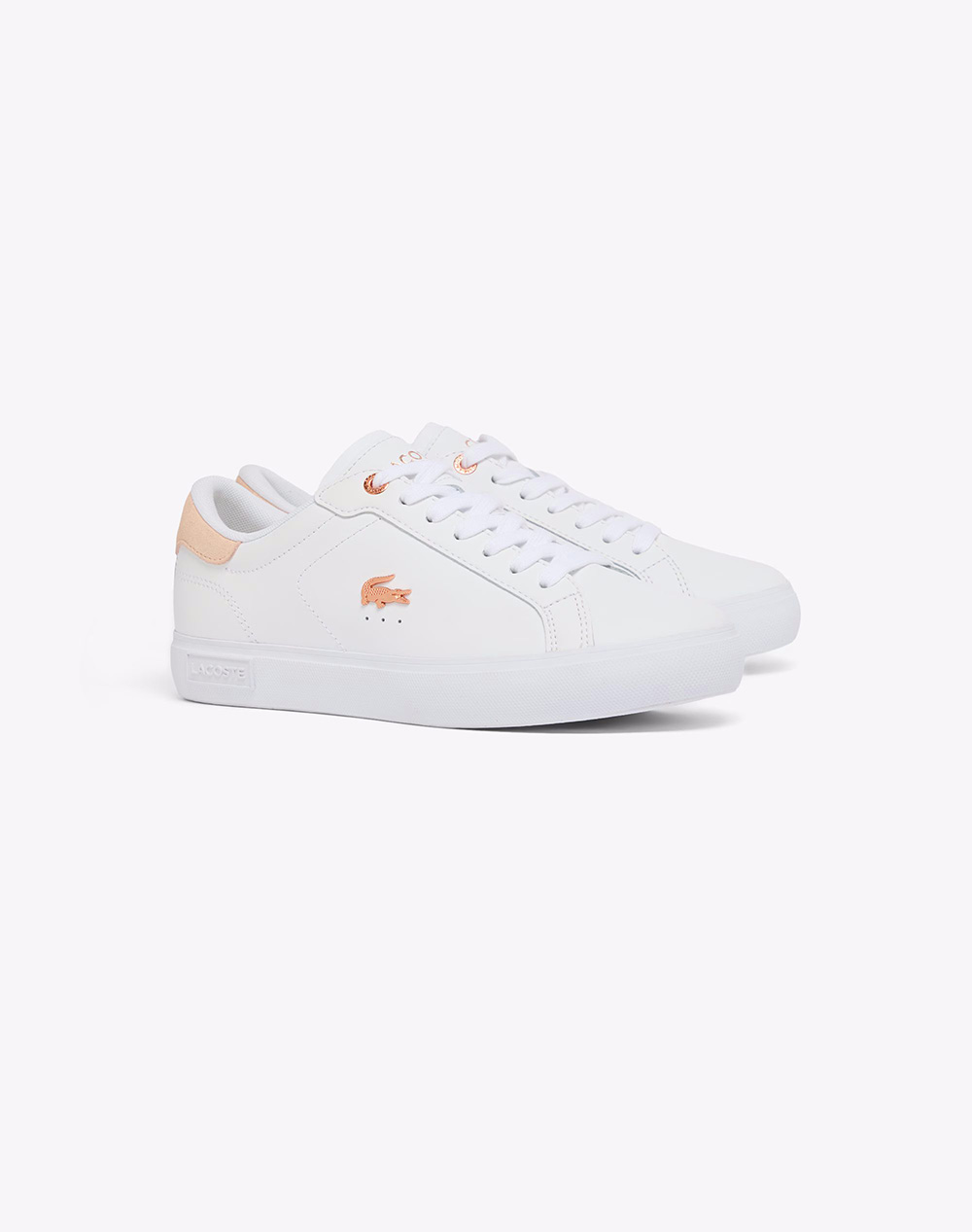LACOSTE ΠΑΠΟΥΤΣΙΑ ΓΥΝΑΙΚΕΙΑ POWERCOURT 126 4 37-51SFA01931Y9-0000 White
