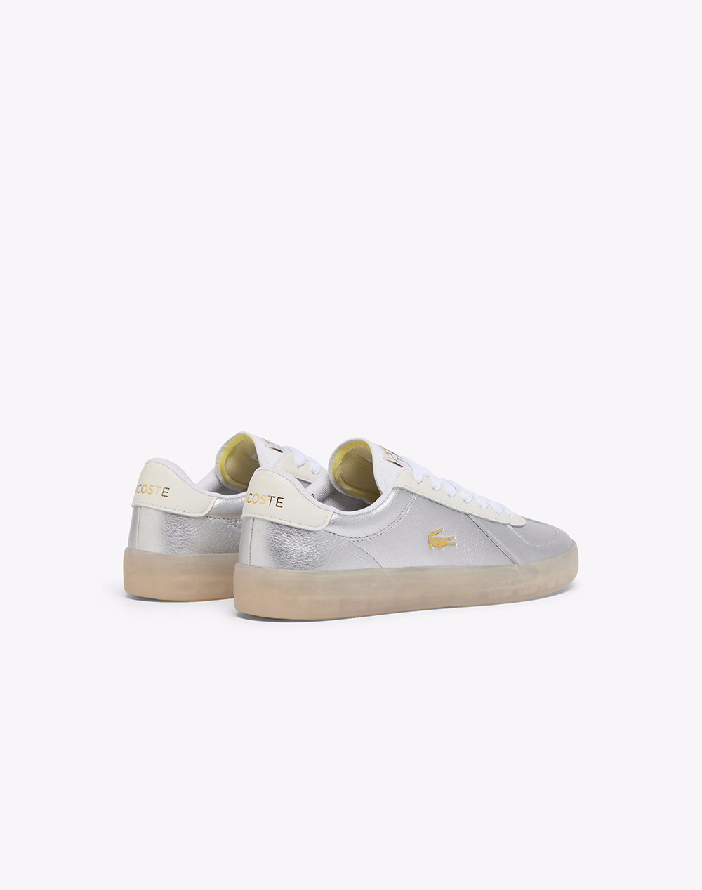 Lacoste Παπούτσια Γυναικεία Baseshot Pro 225 1 37-50Sfa0031Aab-0000 Metallicsilver Γυναικεία παπούτσια Sneakers Politikos Shop Πολιτικός