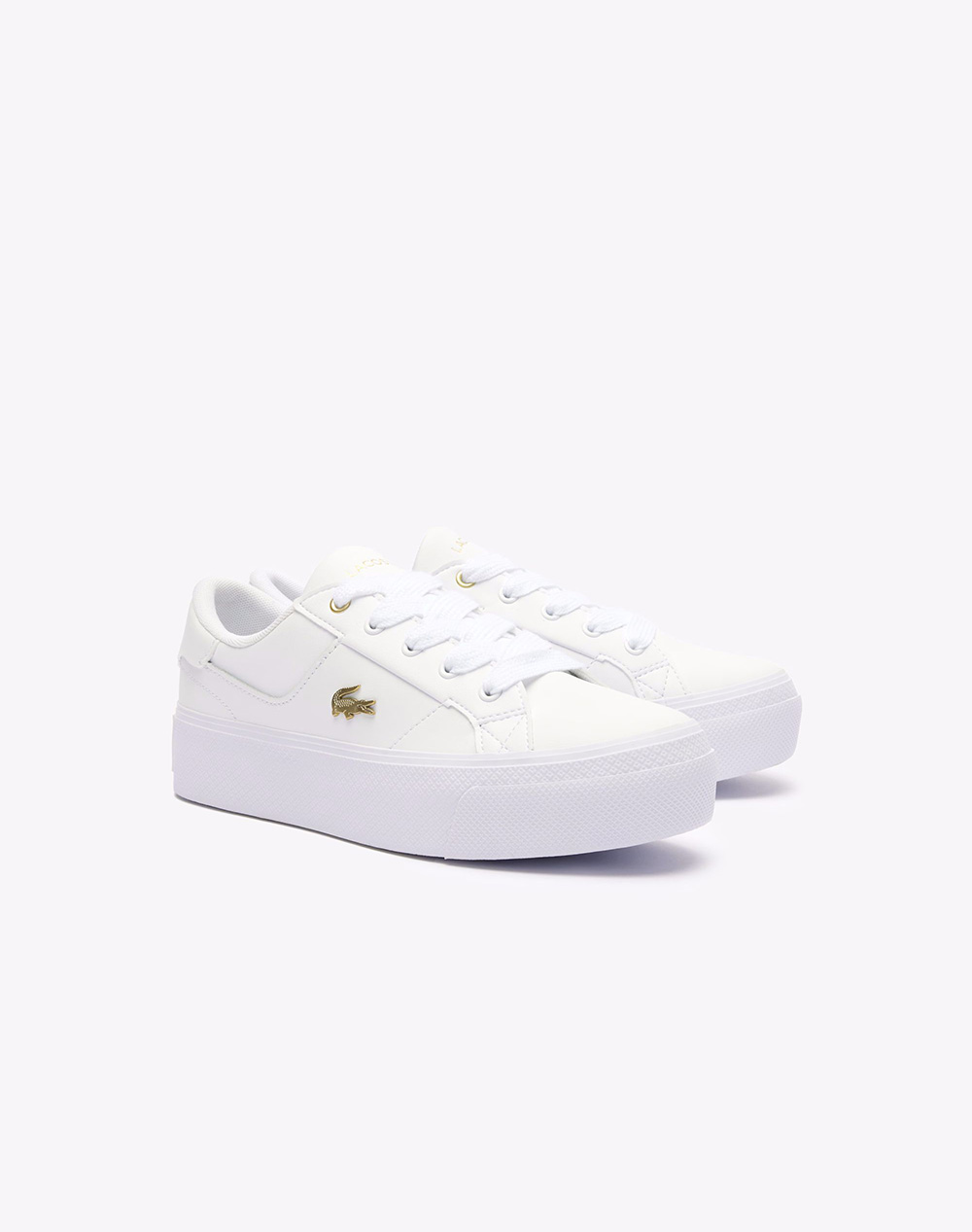 LACOSTE LACOSTE ΠΑΠΟΥΤΣΙΑ ΓΥΝΑΙΚΕΙΑ ZIANE PLATFORM 124 2 CFA 37-47CFA0005216-0000 White - 2