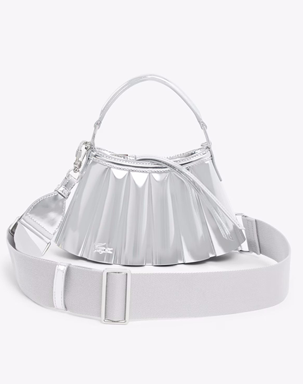 LACOSTE ΤΣΑΝΤΑ CROSSOVER BAG 3NU5327DX-T10 MetallicSilver