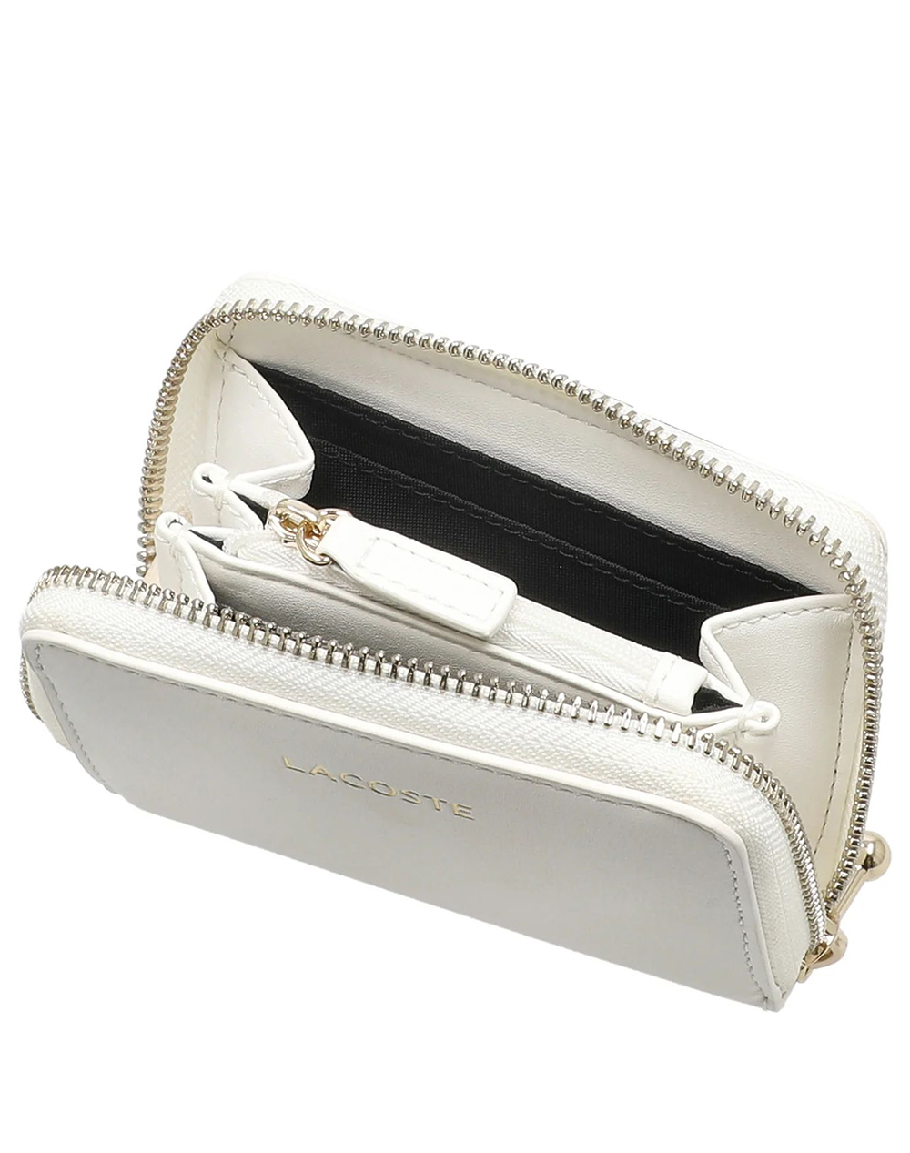 Lacoste Πορτοφολι Money Pieces 3Nf5178Au-A56 Ecru Γυναικεία αξεσουάρ Πορτοφολια Politikos Shop Πολιτικός