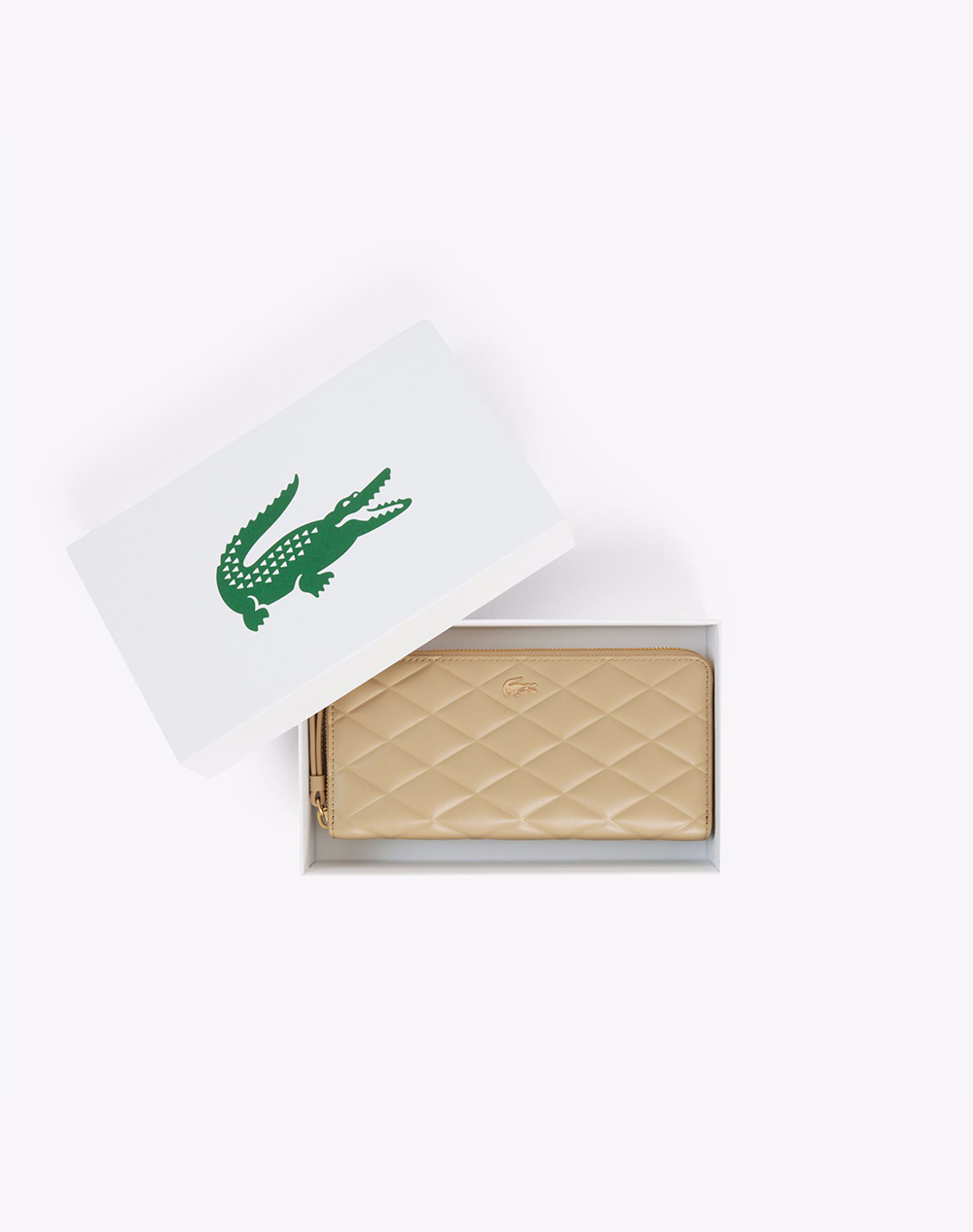 Lacoste Πορτοφολι Money Pieces 3Nf5122Ee-C87 Biege Γυναικεία αξεσουάρ Πορτοφολια Politikos Shop Πολιτικός