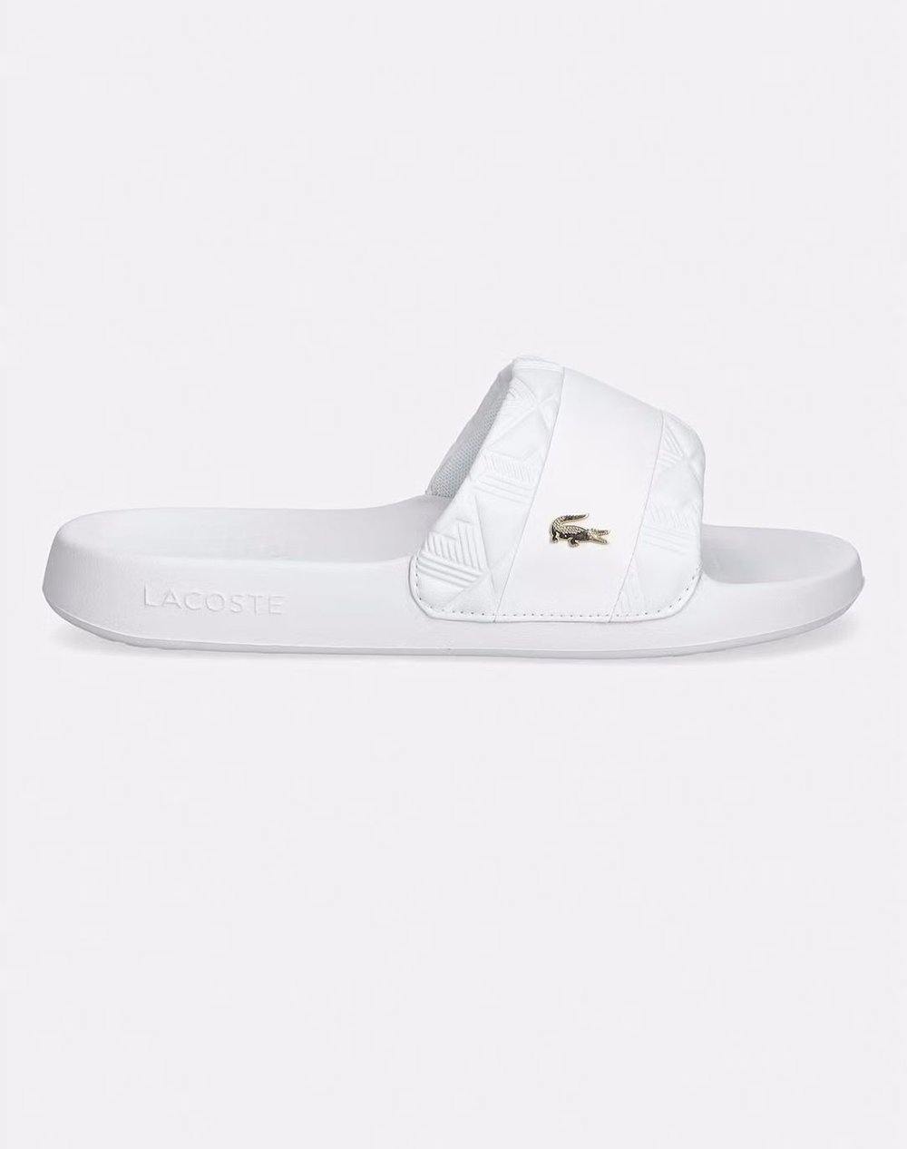 LACOSTE ΥΠΟΔΗΜΑ ΓΥΝΑΙΚΕΙΟ SERVE SLIDE HYB 126 1 SERVE SLIDE HYB 126 1 CFA 37-51CFA003121G-0000 White