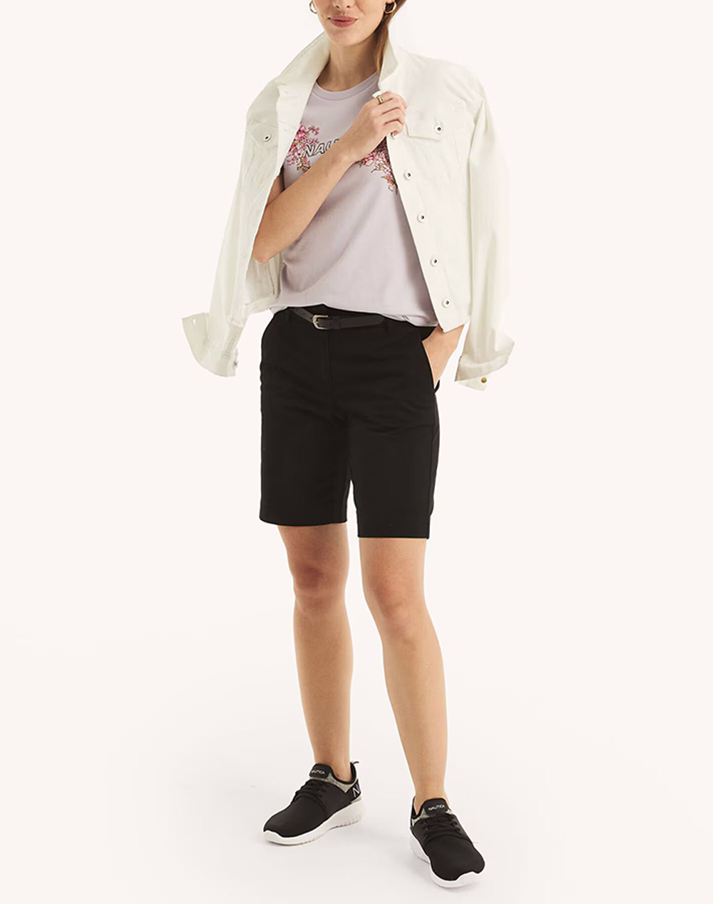 Nautica Βερμουδα Σορτς 10 Anchor Stretch Twill Solid Short 3Nc45B702-0Tb Black Γυναικεία ρούχα Βερμουδες Politikos Shop Πολιτικός